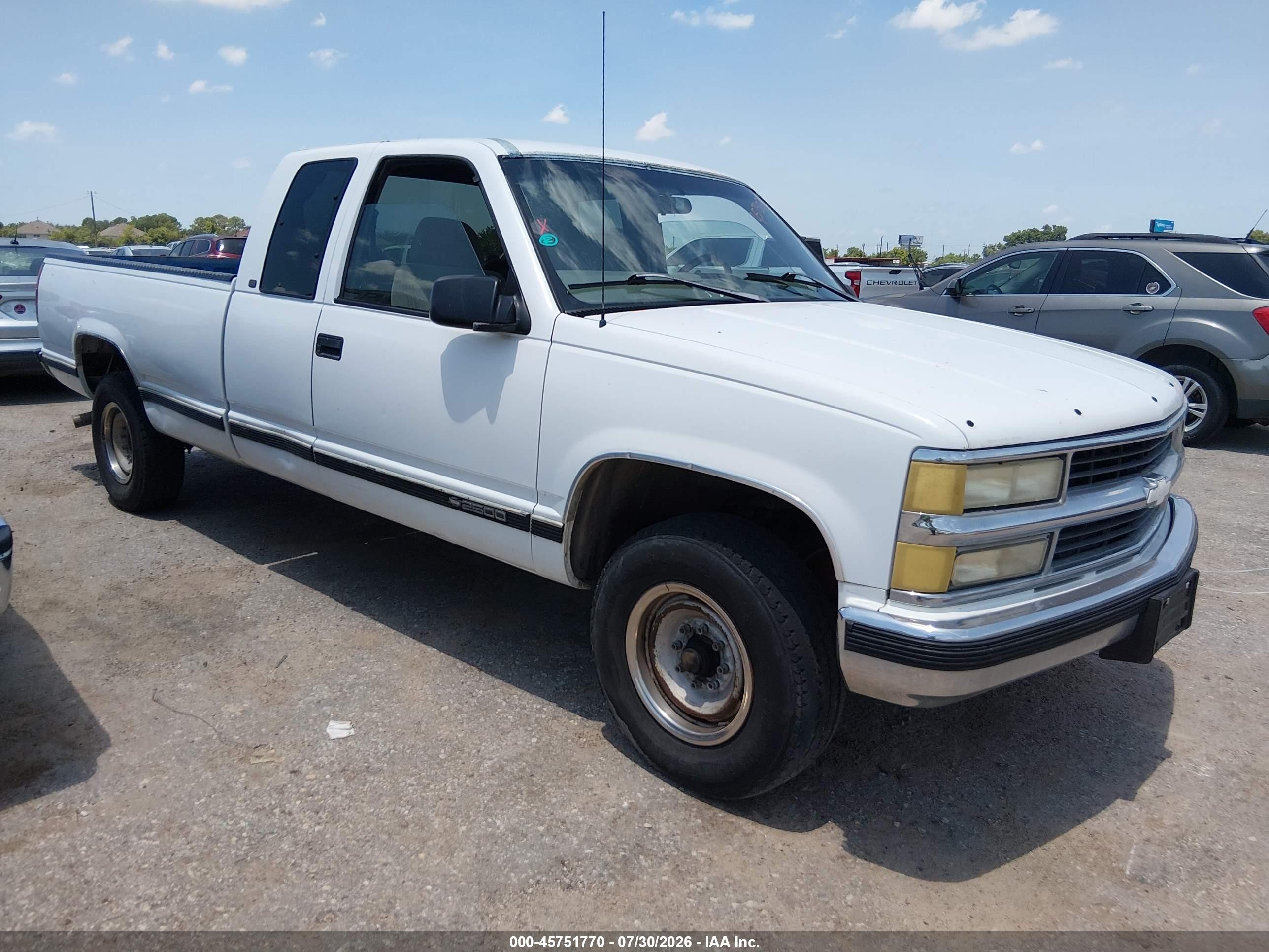 1998 Chevrolet Silverado 2500, VIN 1GCGC29R6WE140889 — Обычный износ