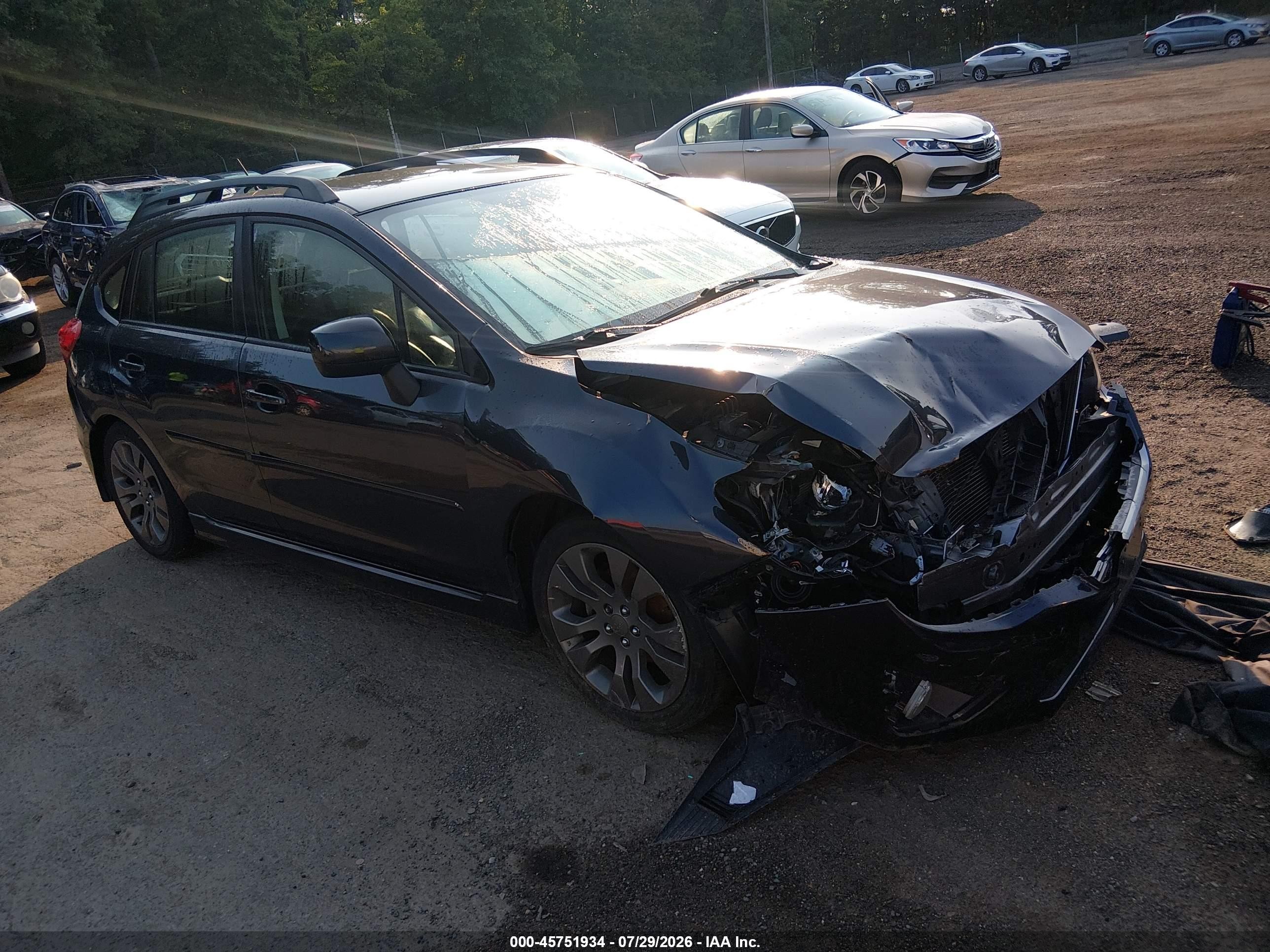 2012 Subaru Impreza Special Sports Limited, VIN JF1GPAS67CH221477 — Normal wear