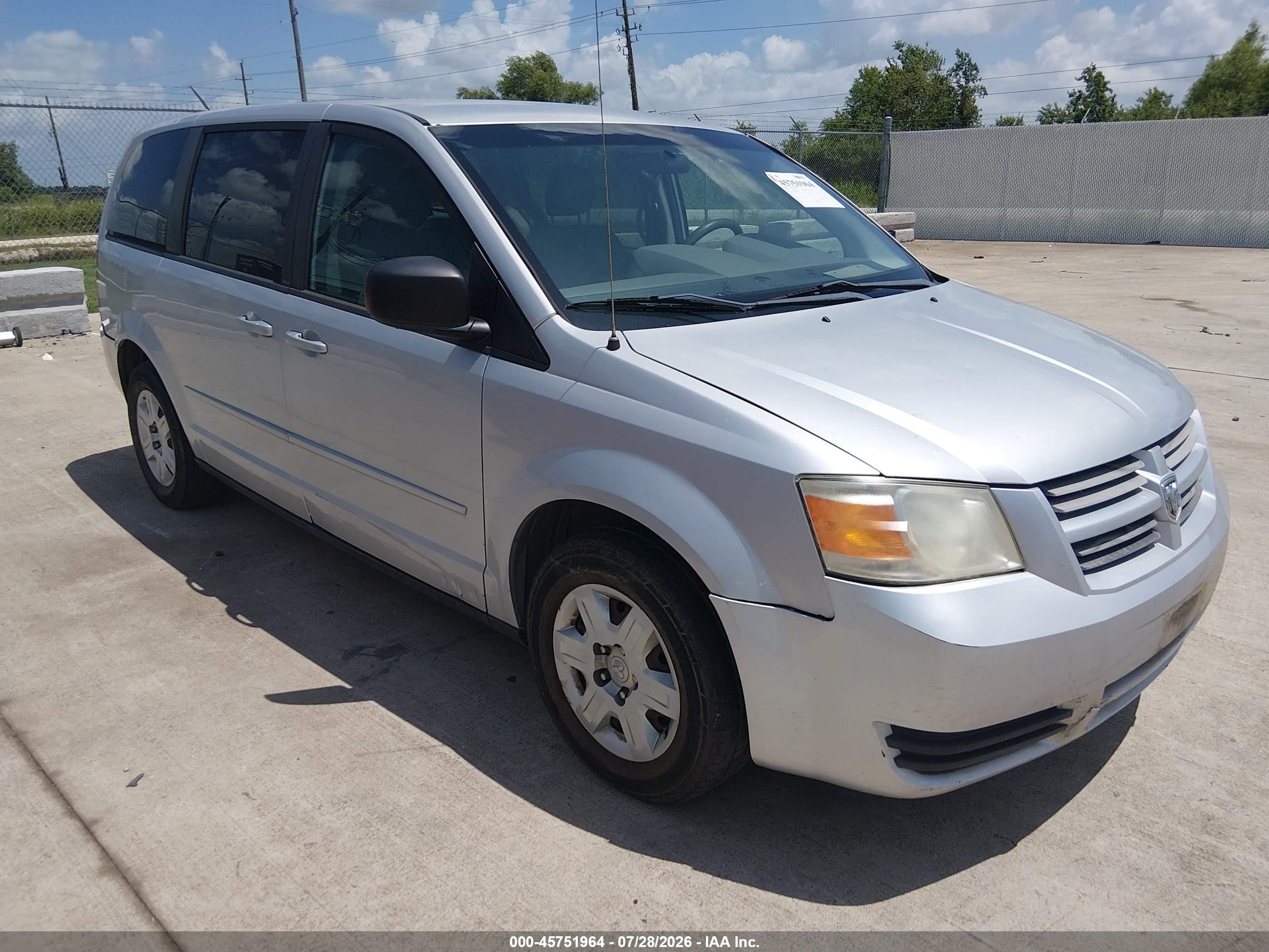 2009 Dodge Grand Caravan SE, VIN 2D8HN44E19R641602 — Not stated