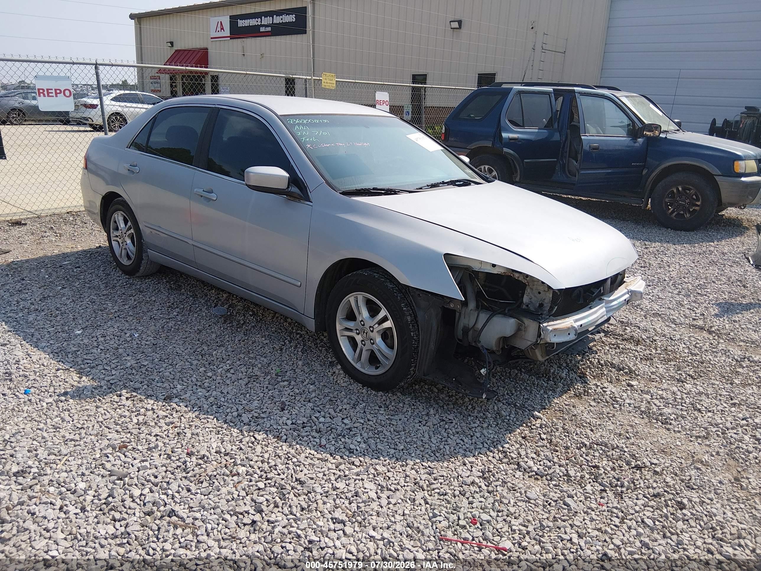2006 Honda Accord LX SE, VIN 1HGCM56336A124011 — Front end