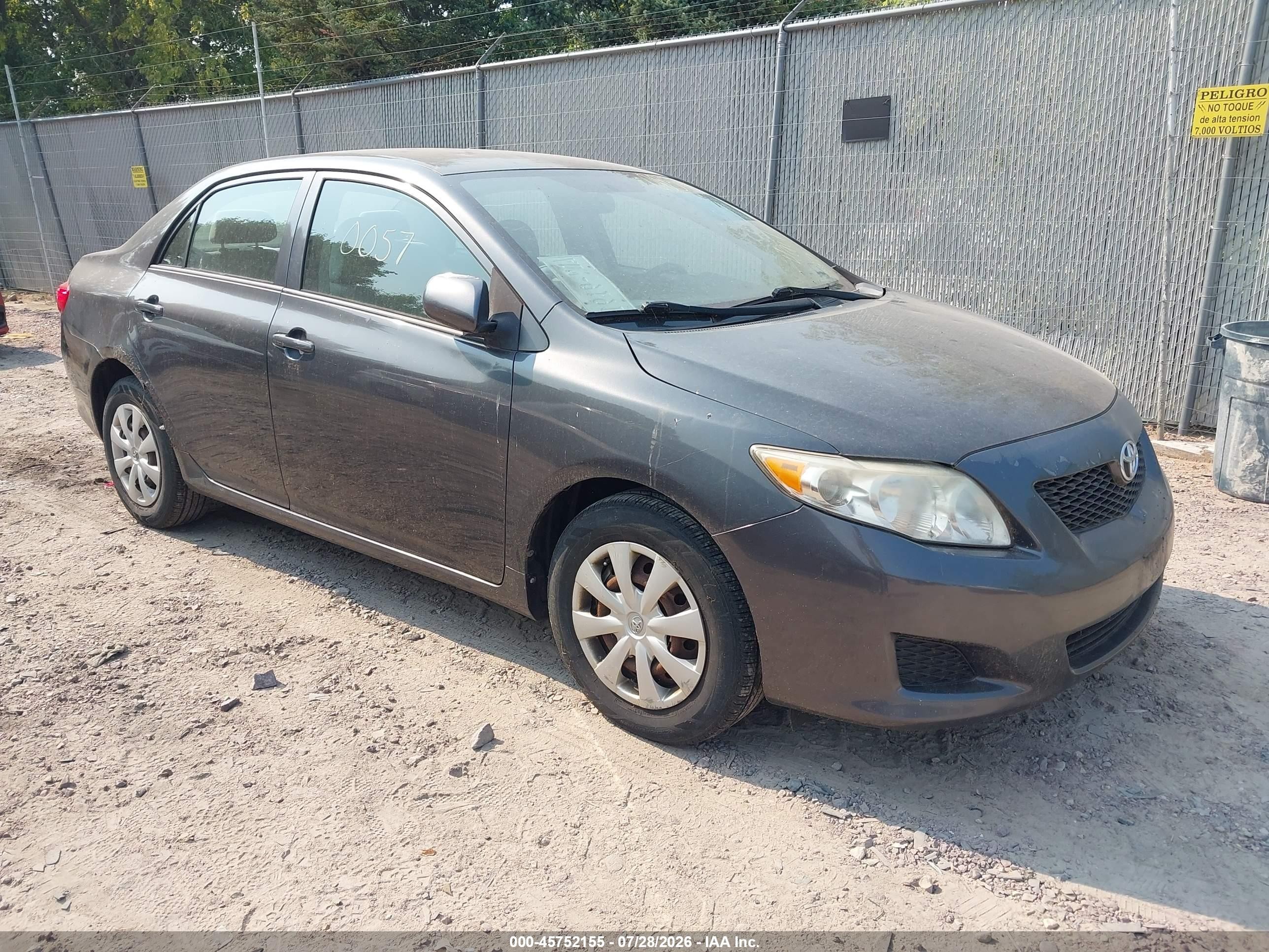 2010 Toyota Corolla LE, VIN 1NXBU4EE3AZ179584 — Hail