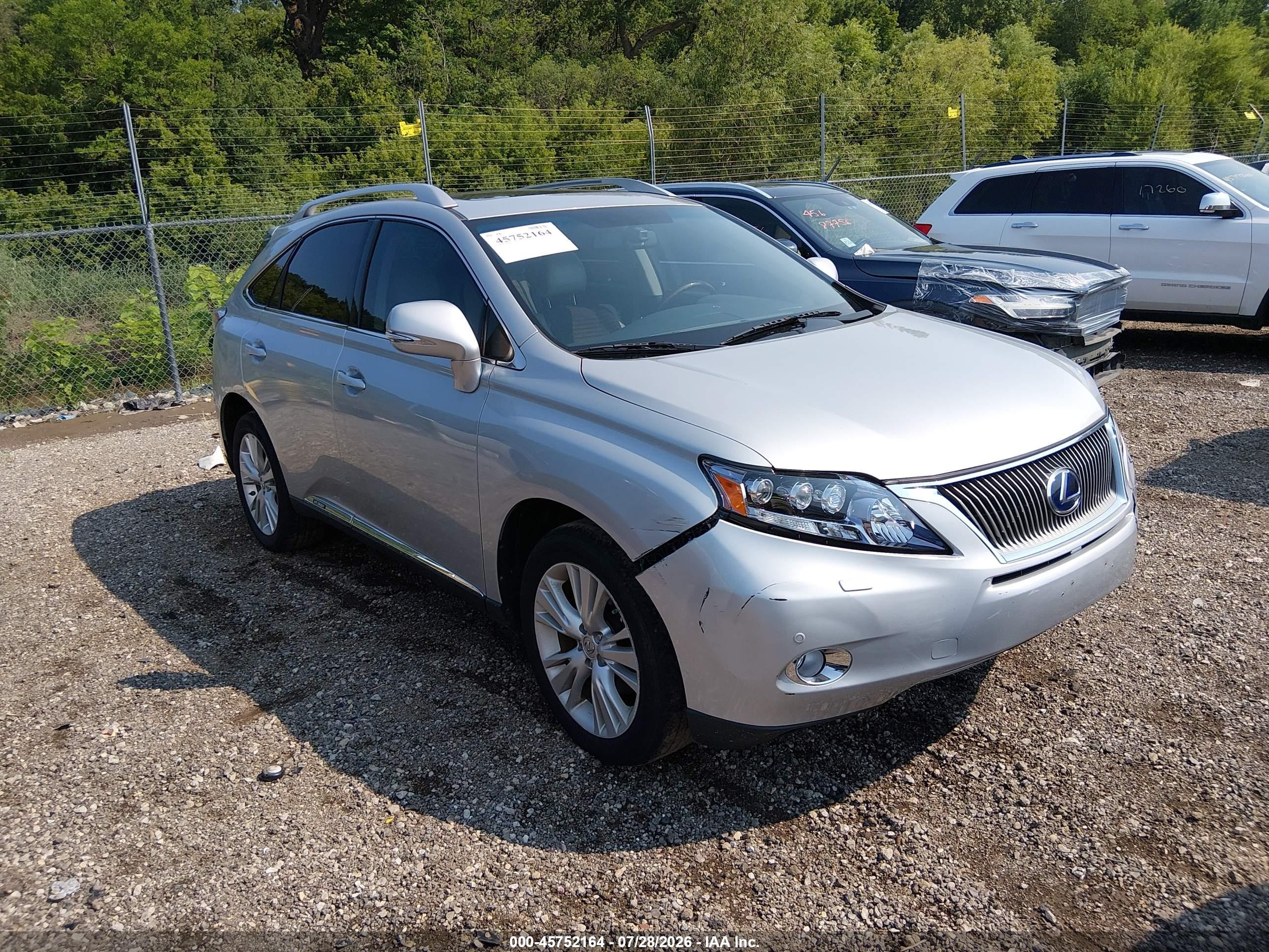 2011 Lexus RX 450h, VIN JTJBC1BAXB2036567 — Normal wear