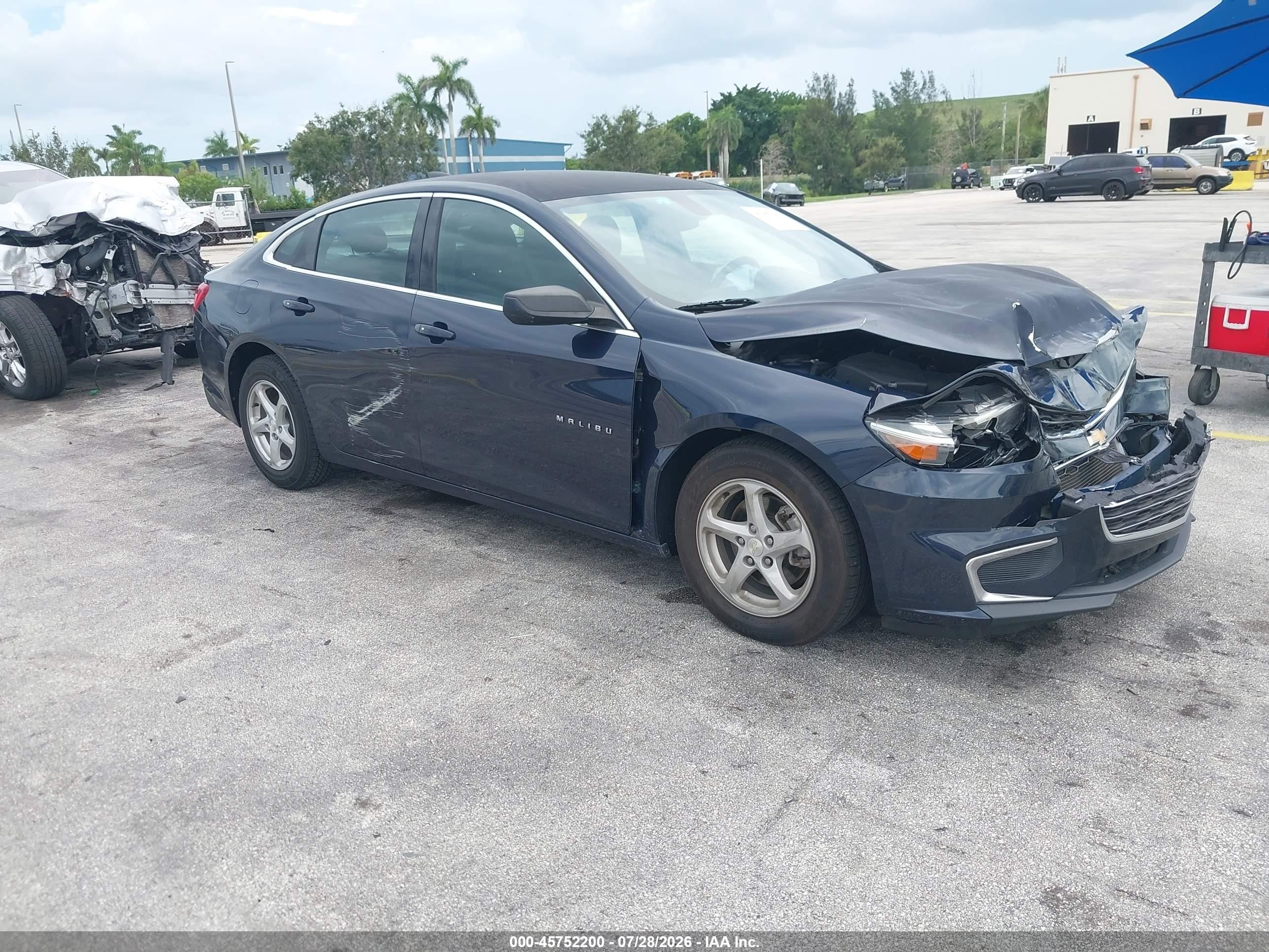 2017 Chevrolet Malibu LS, VIN 1G1ZB5ST7HF143941 — Normal wear