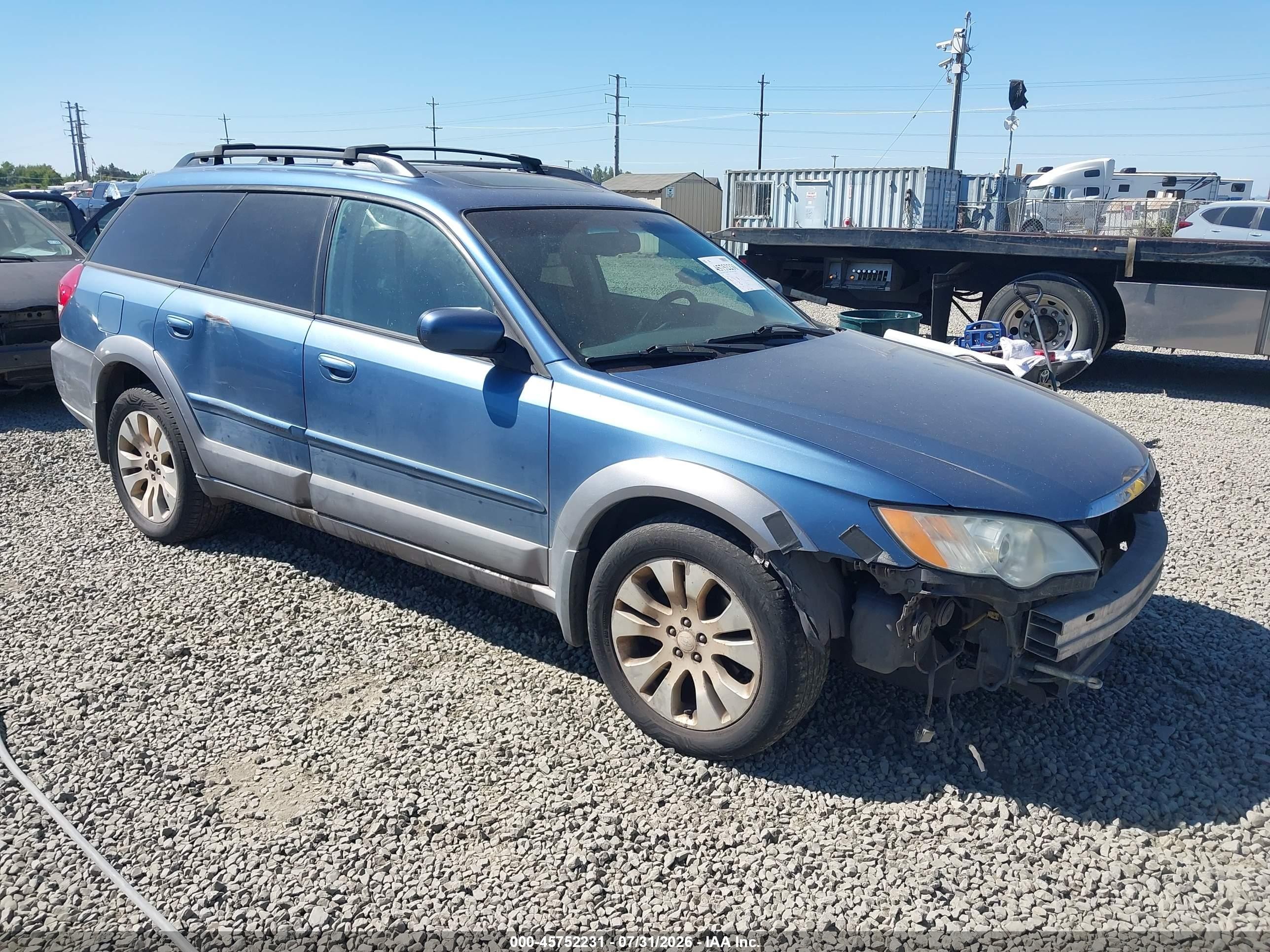 2009 Subaru Outback Limited, VIN 4S4BP66C597319919 — Обычный износ