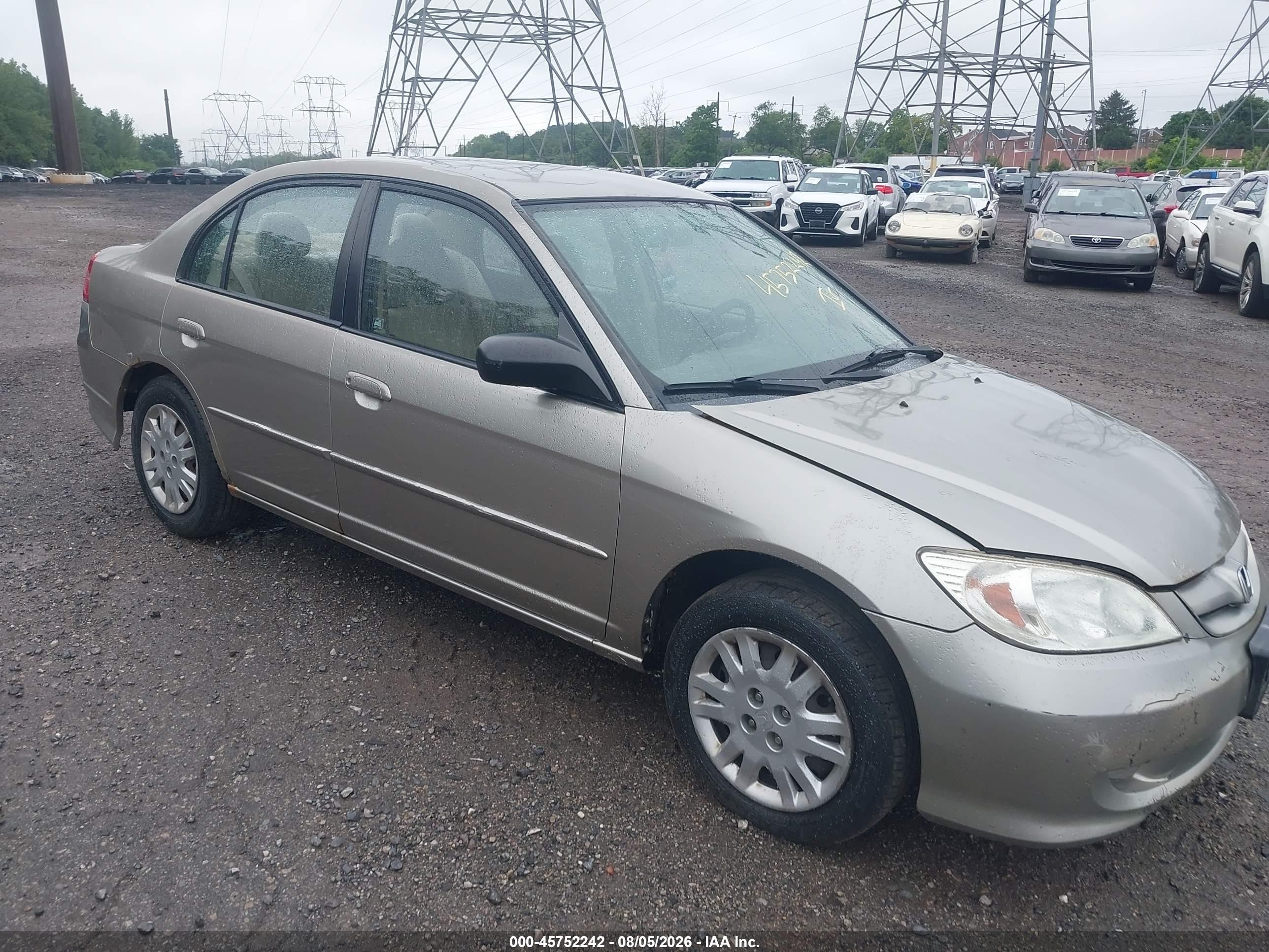 2005 Honda Civic LX, VIN 2HGES165X5H597056 — Normal wear