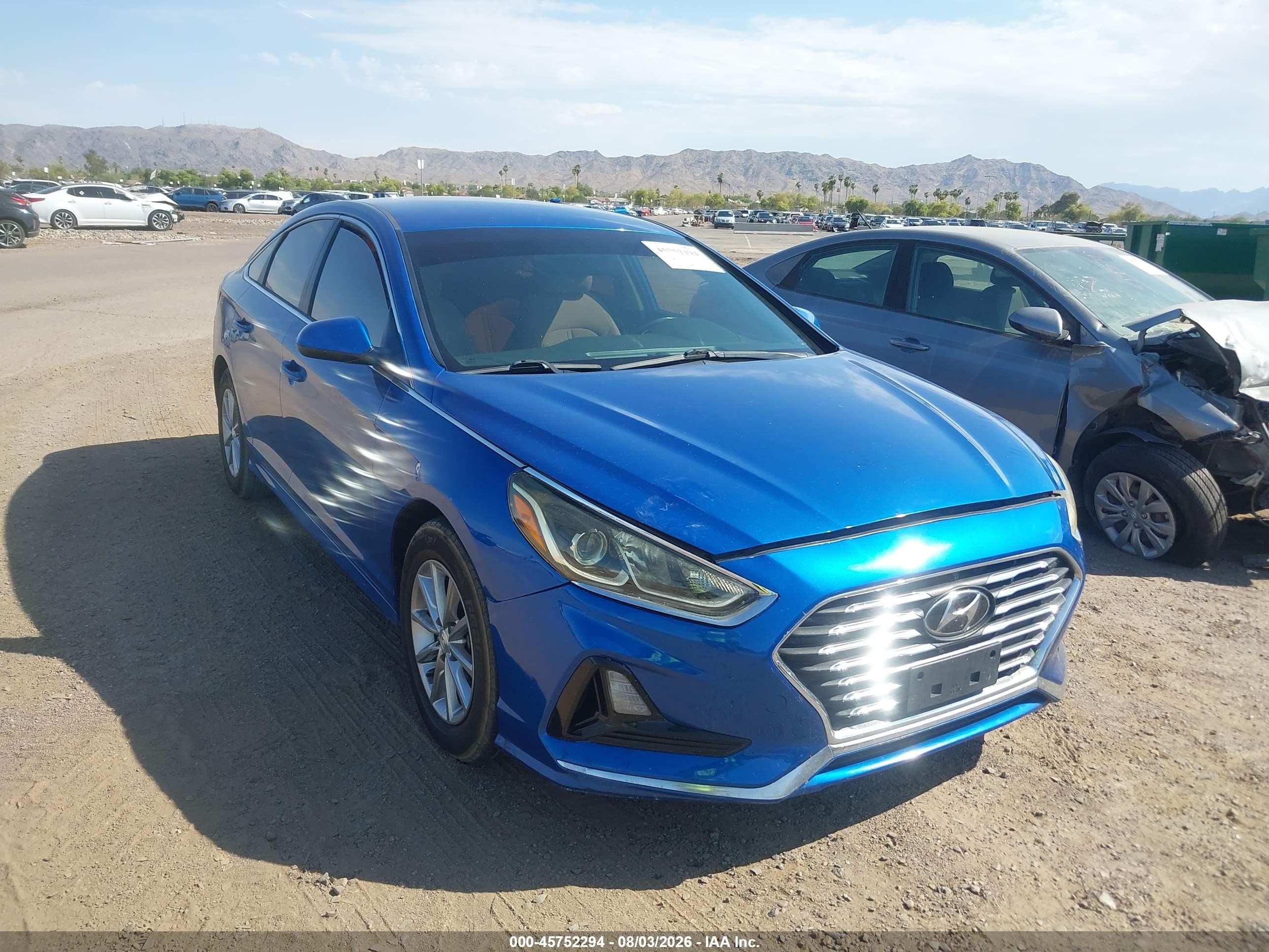 2018 Hyundai Sonata SE, VIN 5NPE24AF9JH643073 — Не указано