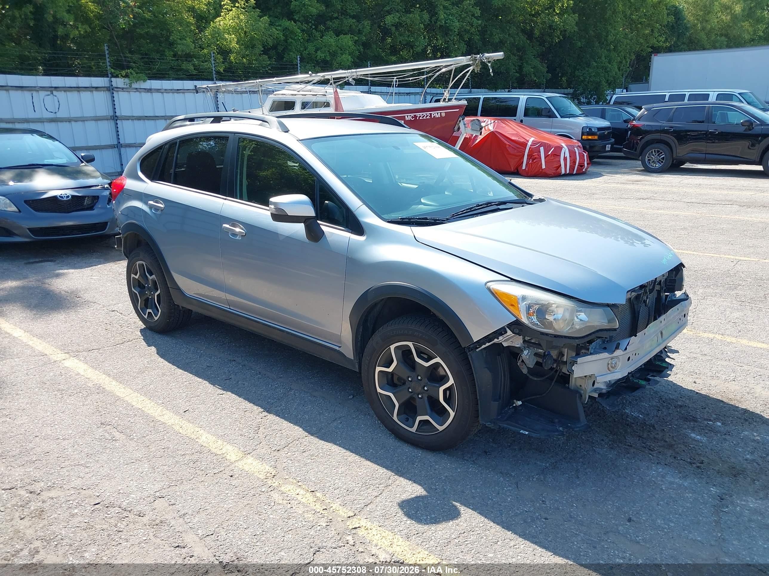 2015 Subaru Crosstrek Limited, VIN JF2GPAMC5F8329406 — Front end