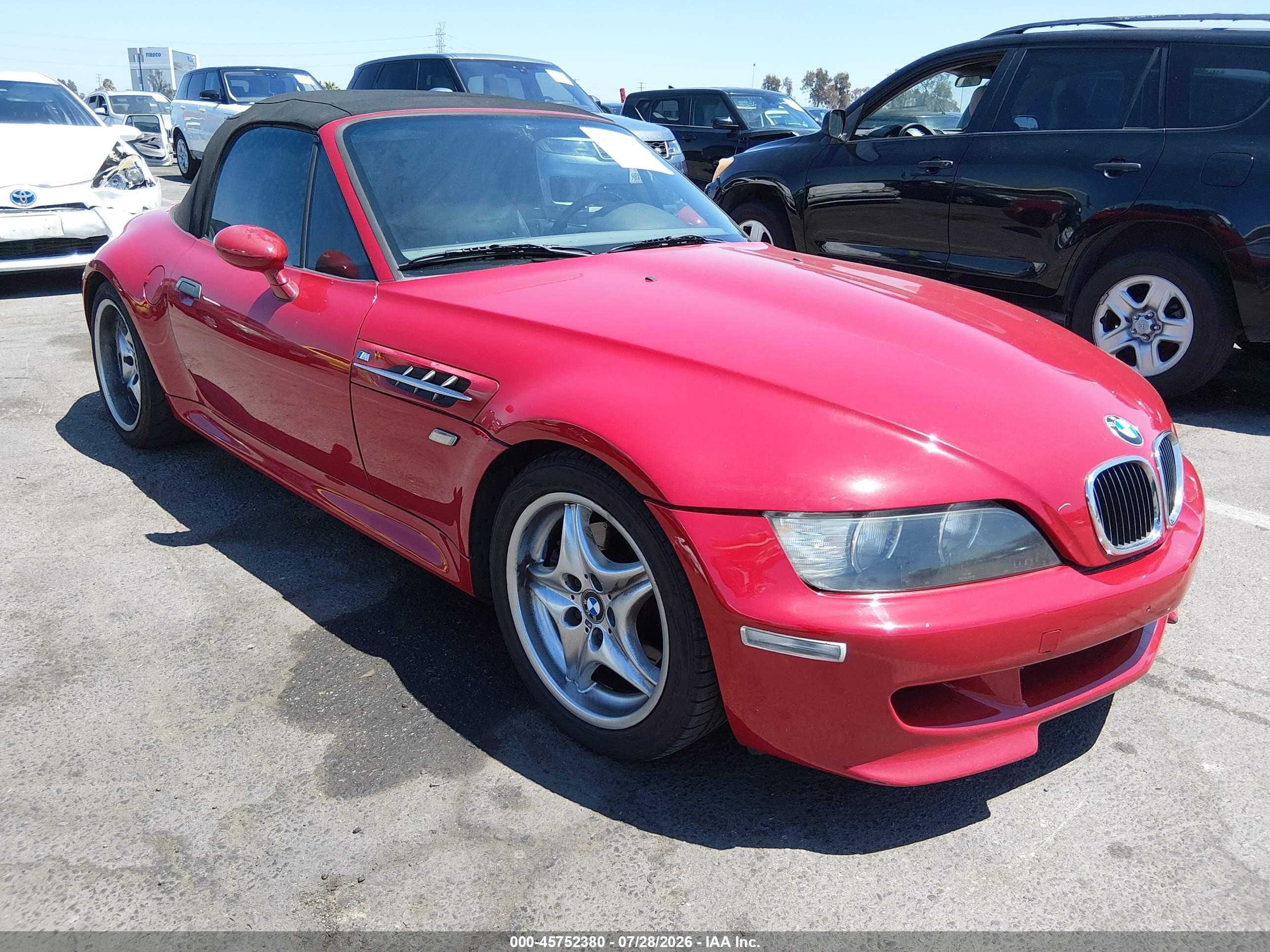 2000 BMW Z3 M Roadster, VIN WBSCK9346YLC91412 — Обычный износ