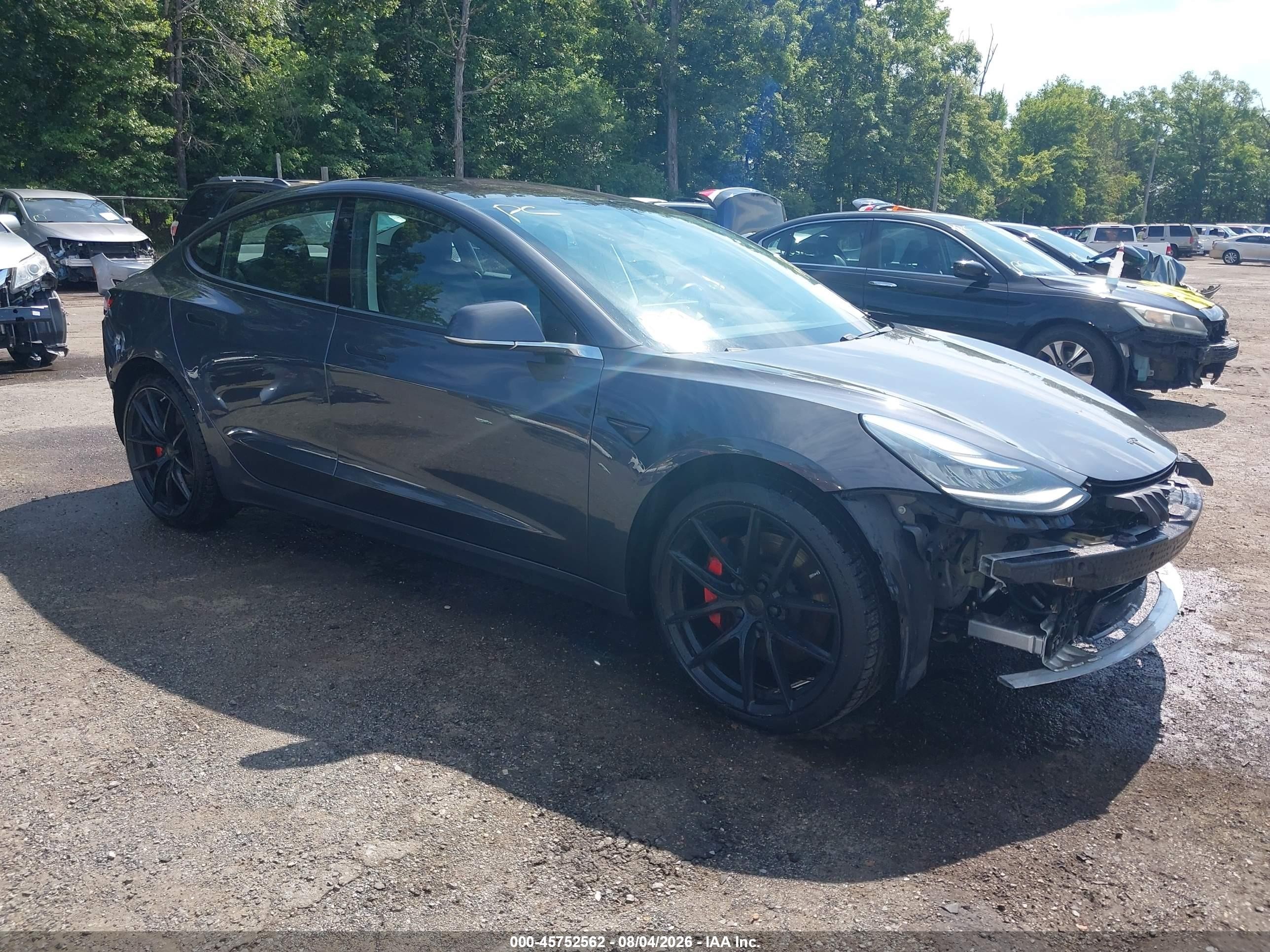 2018 Tesla Model 3 Long Range Battery, VIN 5YJ3E1EB9JF073143 — All over