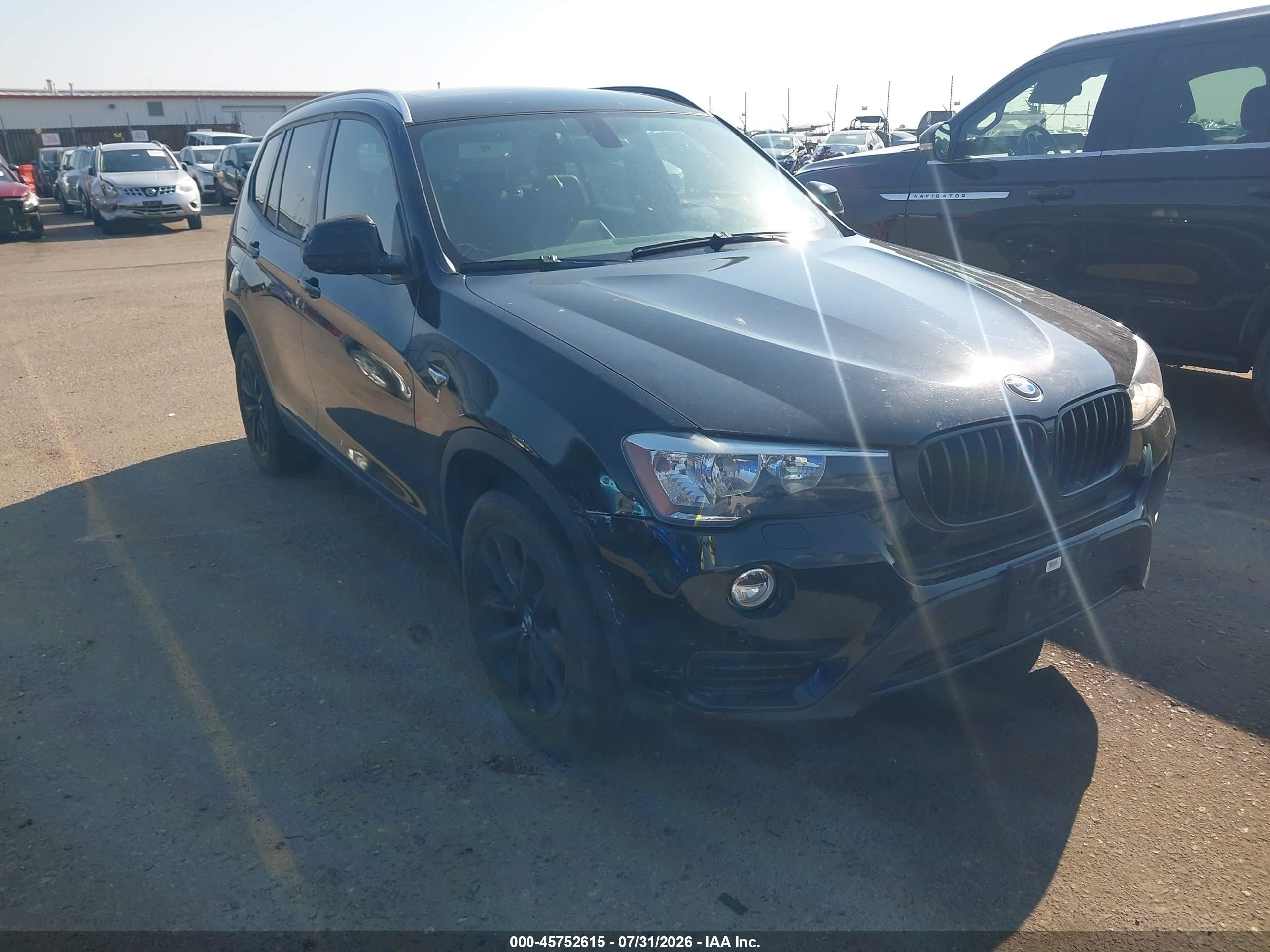 2016 BMW X3 xDrive28i, VIN 5UXWX9C58G0D70688 — Обычный износ