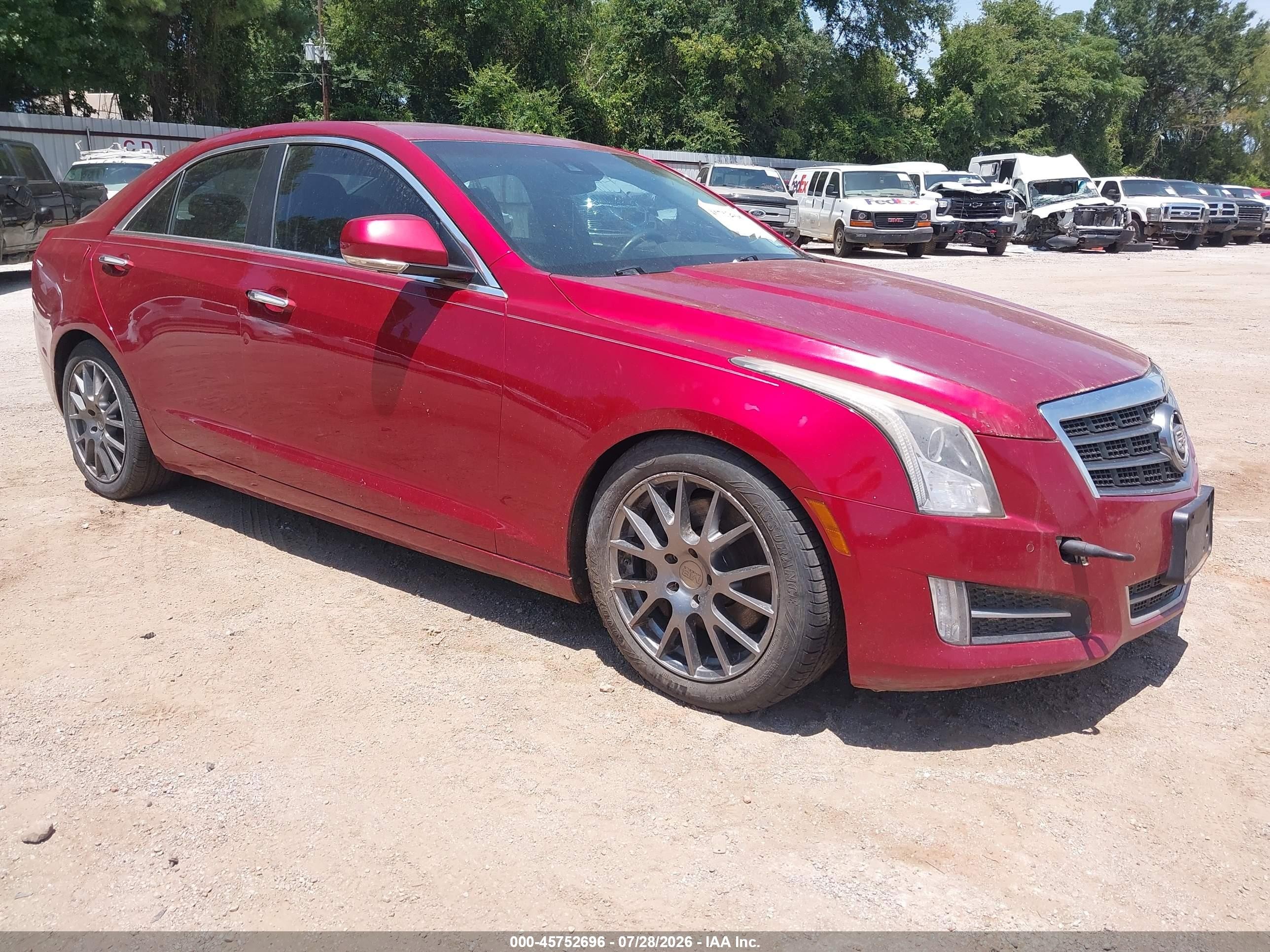 2014 Cadillac ATS Premium RWD, VIN 1G6AE5S33E0168297 — Front end