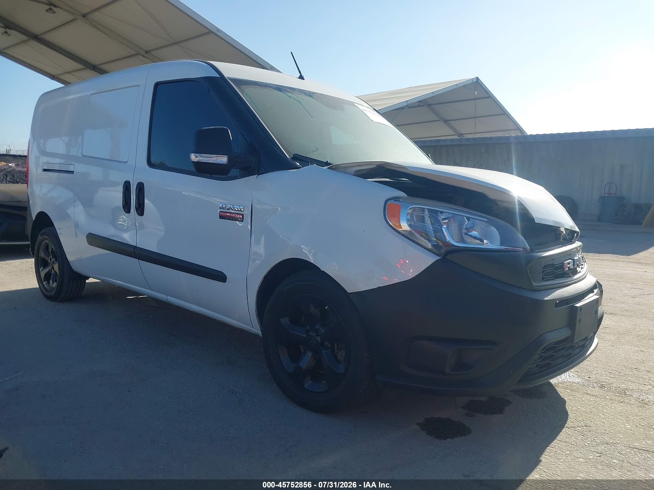 2019 Ram ProMaster City Cargo Tradesman, VIN ZFBHRFAB4K6M38731 — Front end