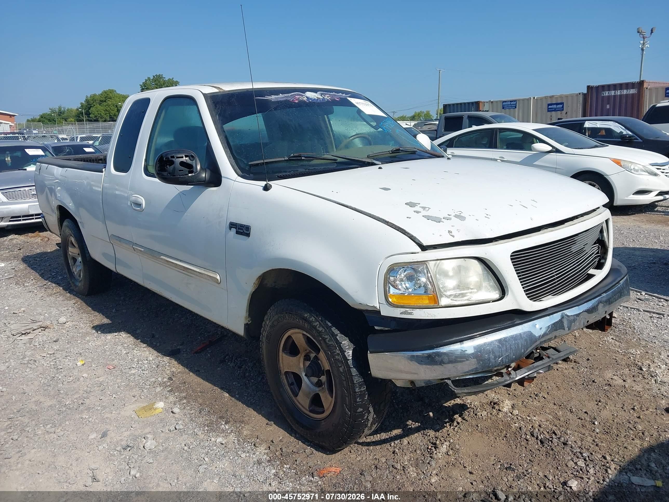 2002 Ford F-150 XL, VIN 1FTRX17212NB34229 — Normal wear