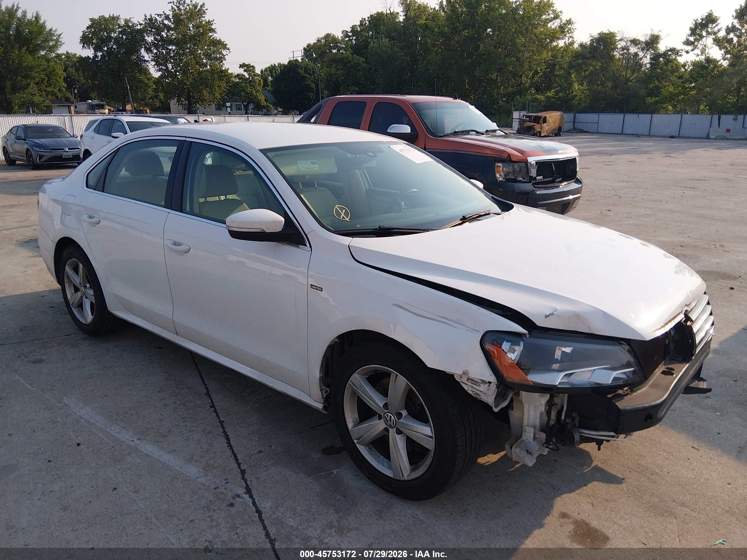 2015 Volkswagen Passat S, VIN 1VWAS7A30FC112771 — Normal wear