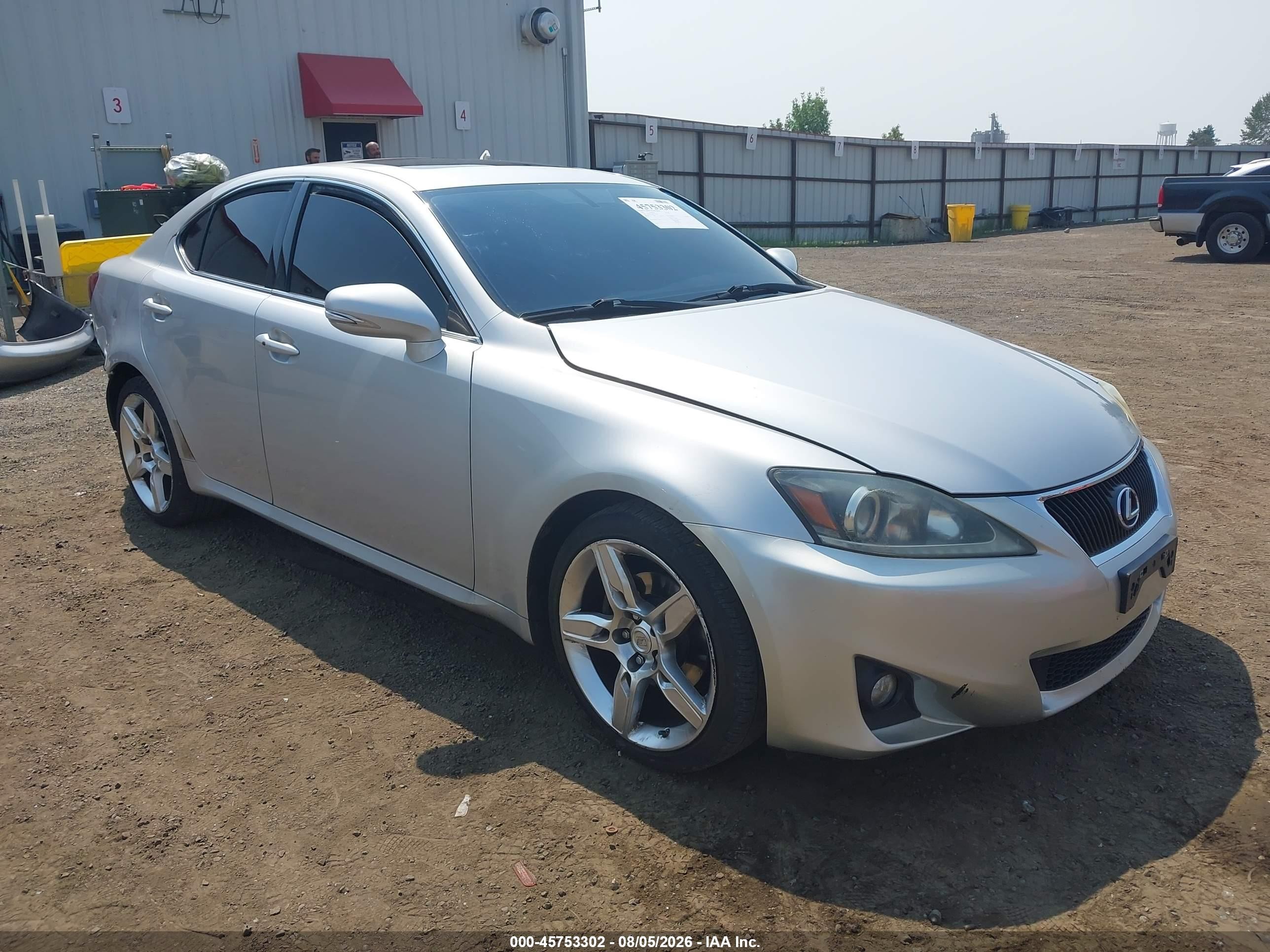 2011 Lexus IS 250, VIN JTHBF5C22B5131520 — Rear end