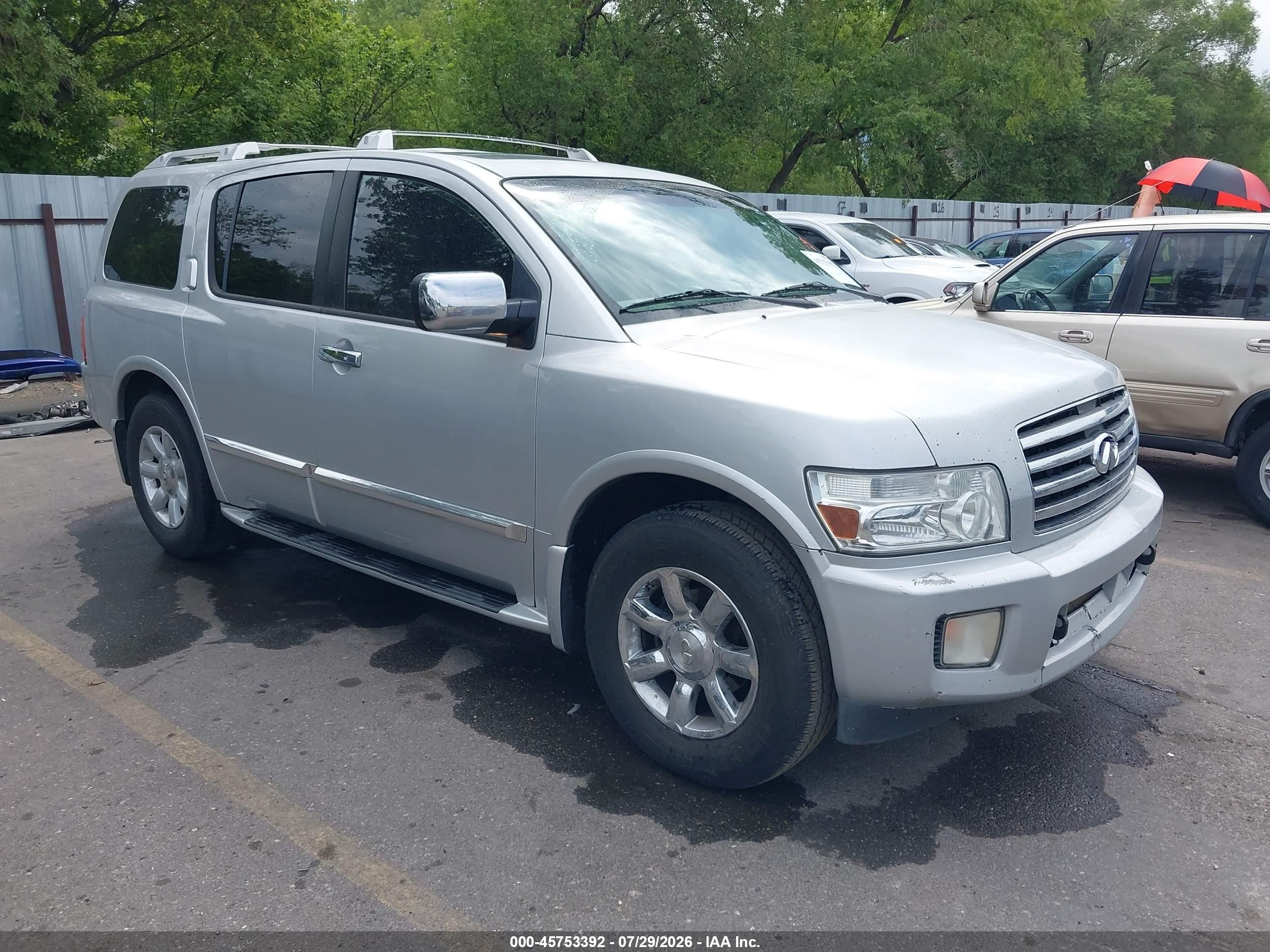 2006 Infiniti QX56, VIN 5N3AA08C96N805963 — Side