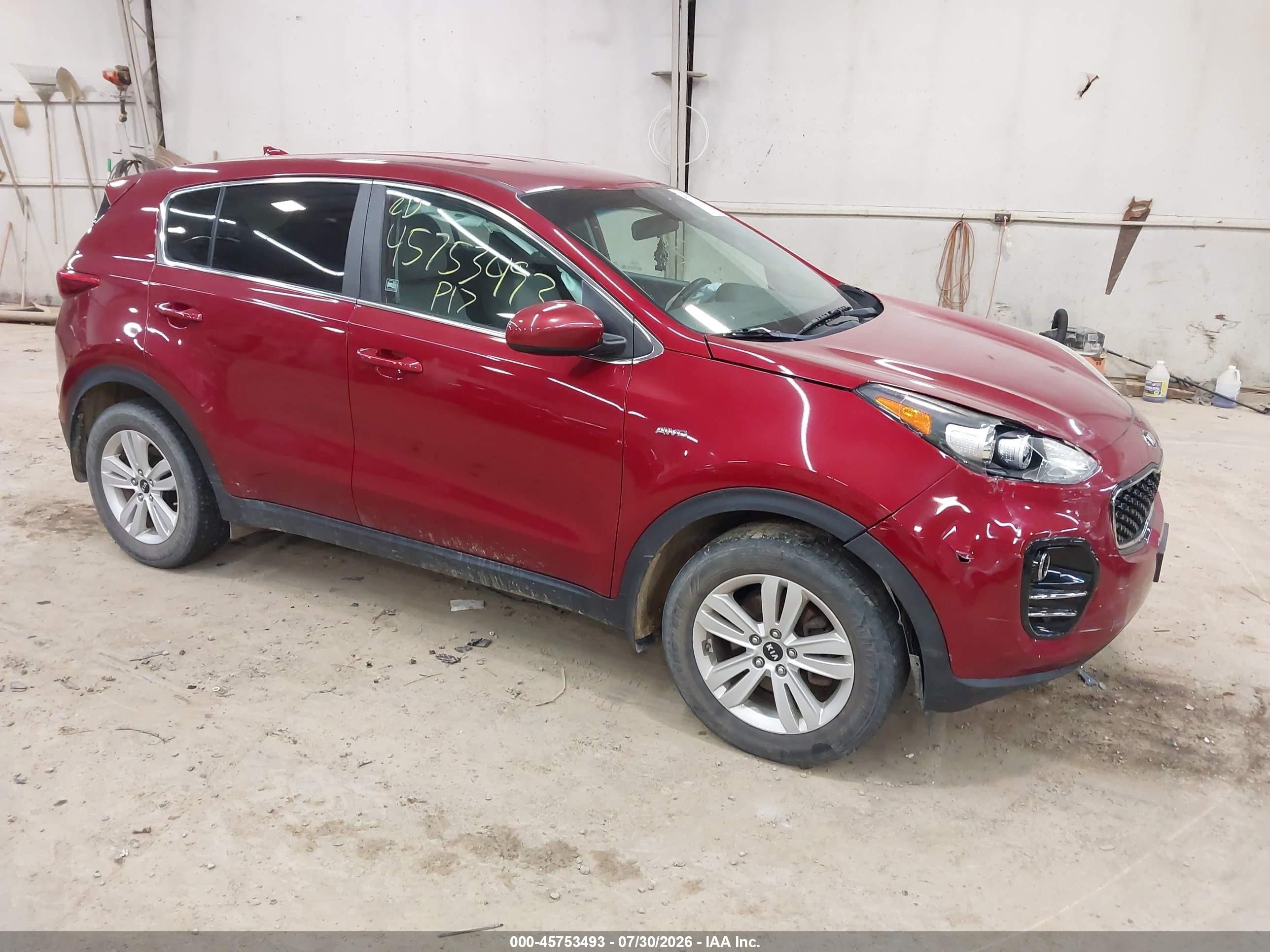 2017 Kia Sportage LX, VIN KNDPMCAC5H7118710 — Front end