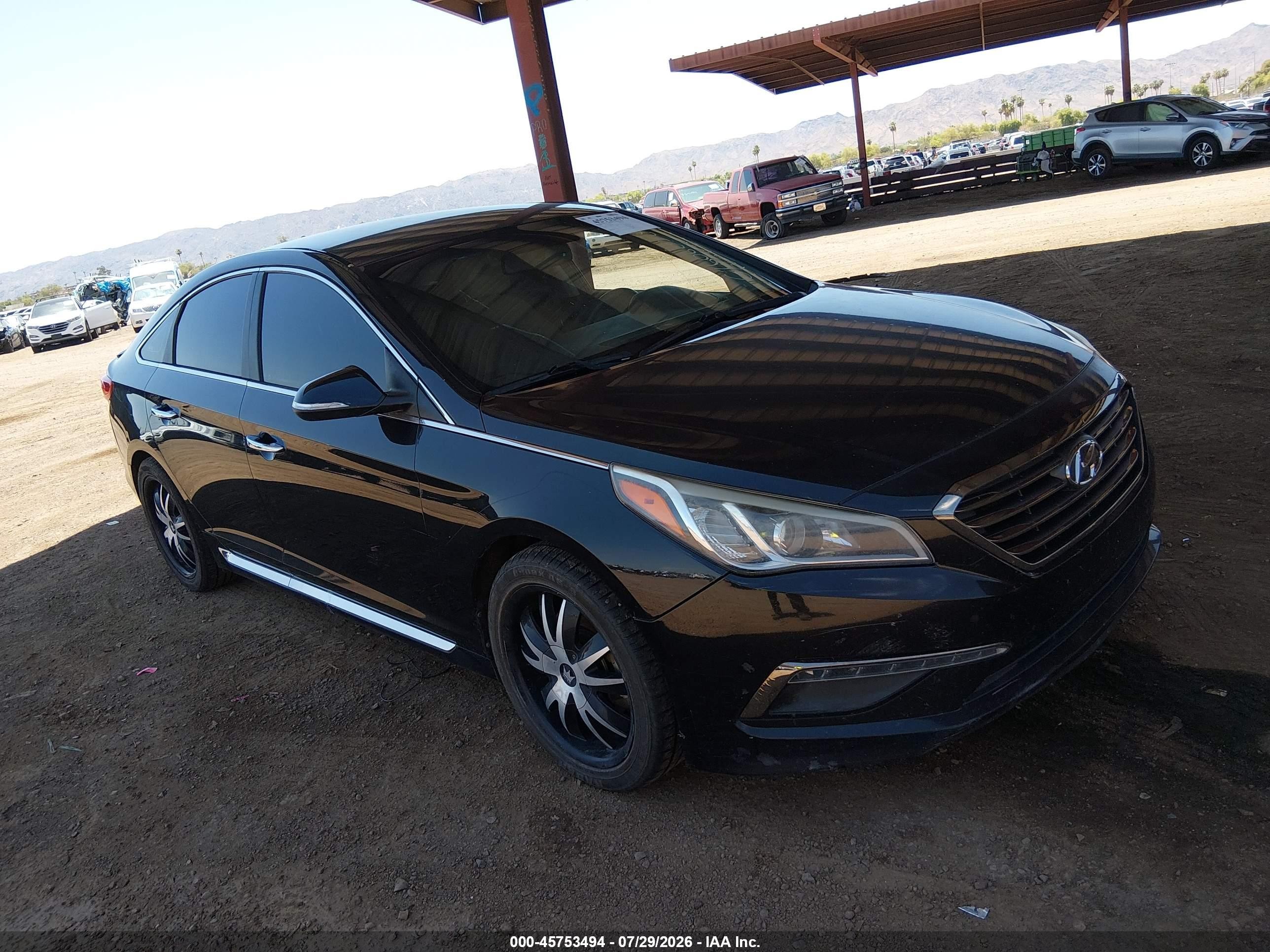 2015 Hyundai Sonata Limited, VIN 5NPE34AF5FH086909 — Theft recovery