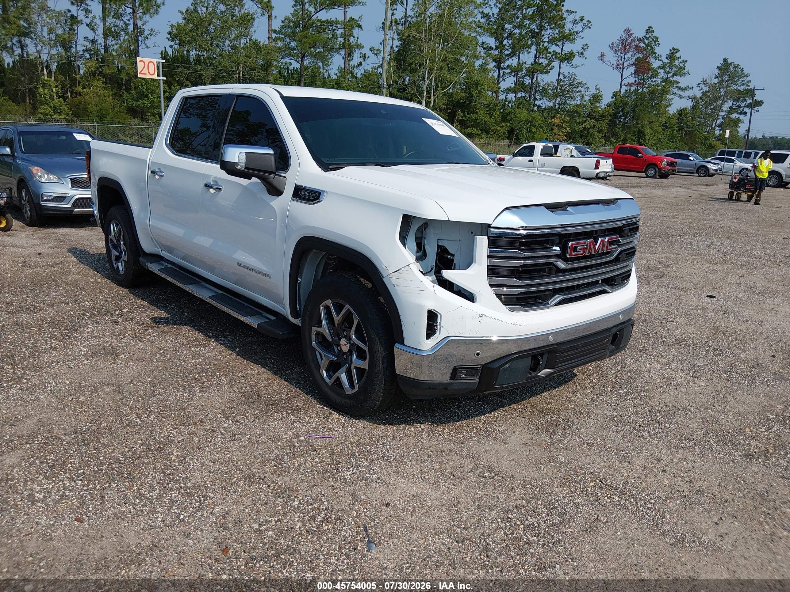 2023 GMC Sierra 1500 SLT, VIN 3GTPHDED3PG195480 — Water / flood