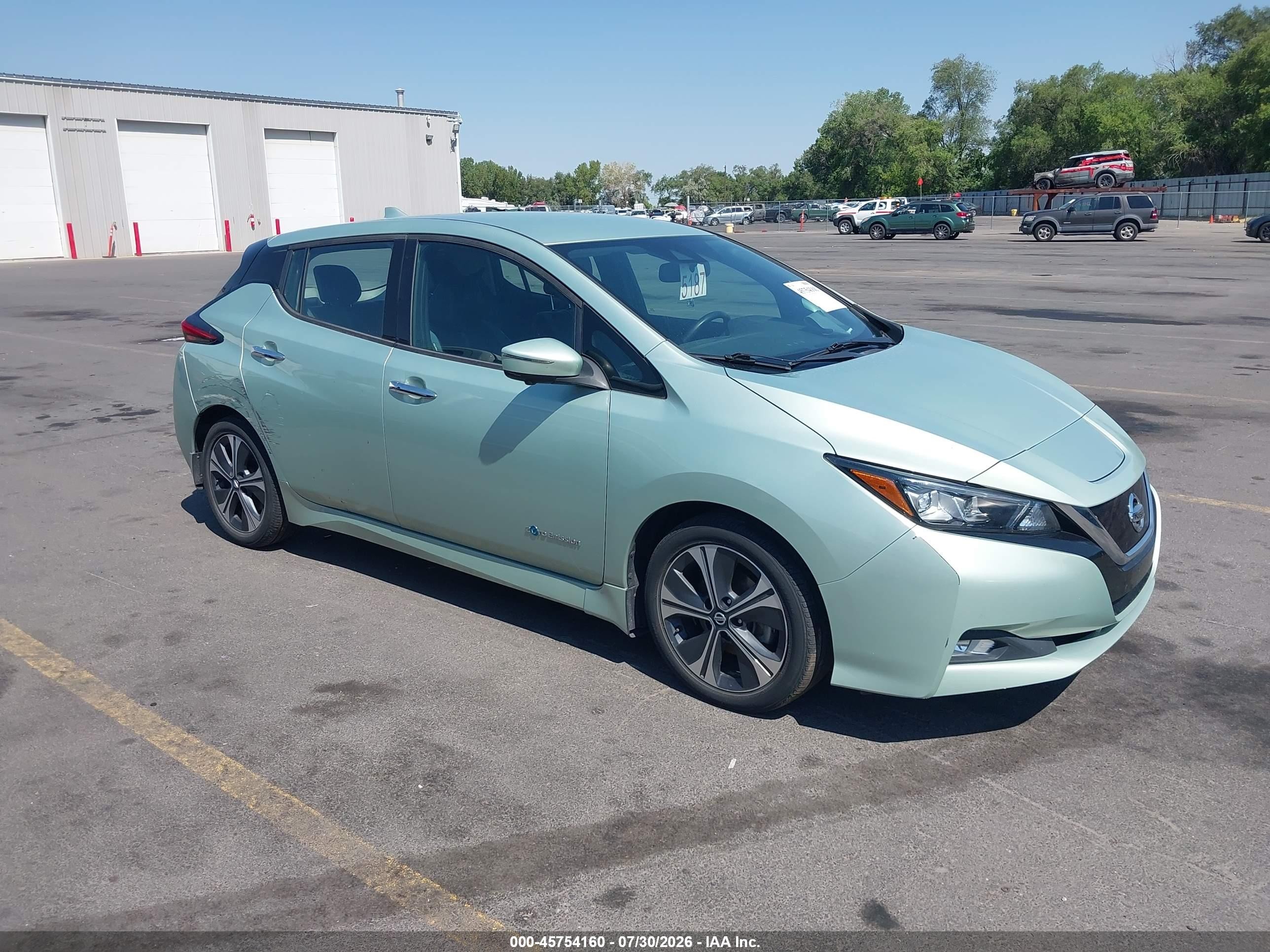 2018 Nissan LEAF S, VIN 1N4AZ1CP4JC309789 — Обычный износ