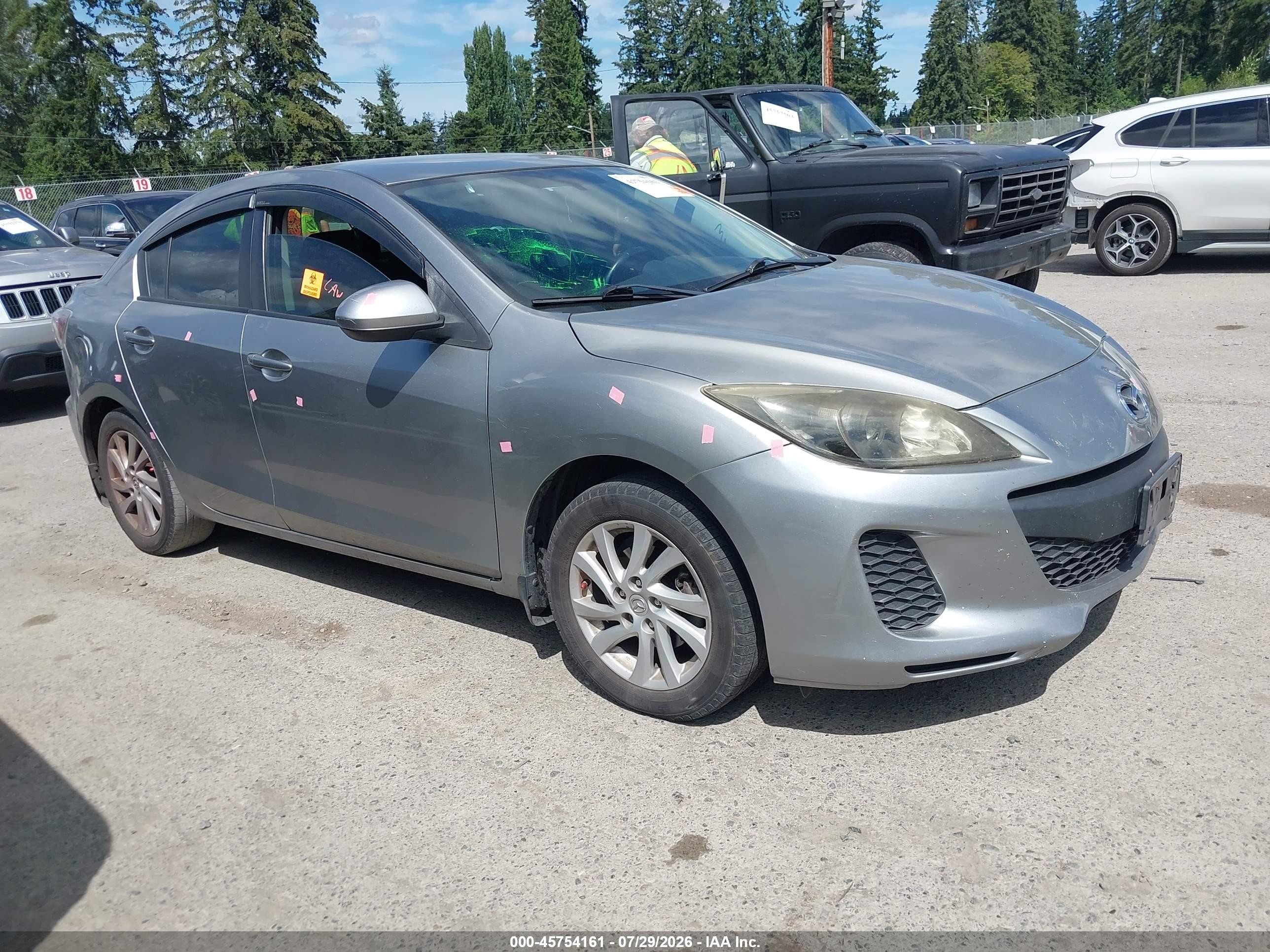 2012 Mazda 3 i Touring, VIN JM1BL1V75C1640876 — Biohazard / chemical