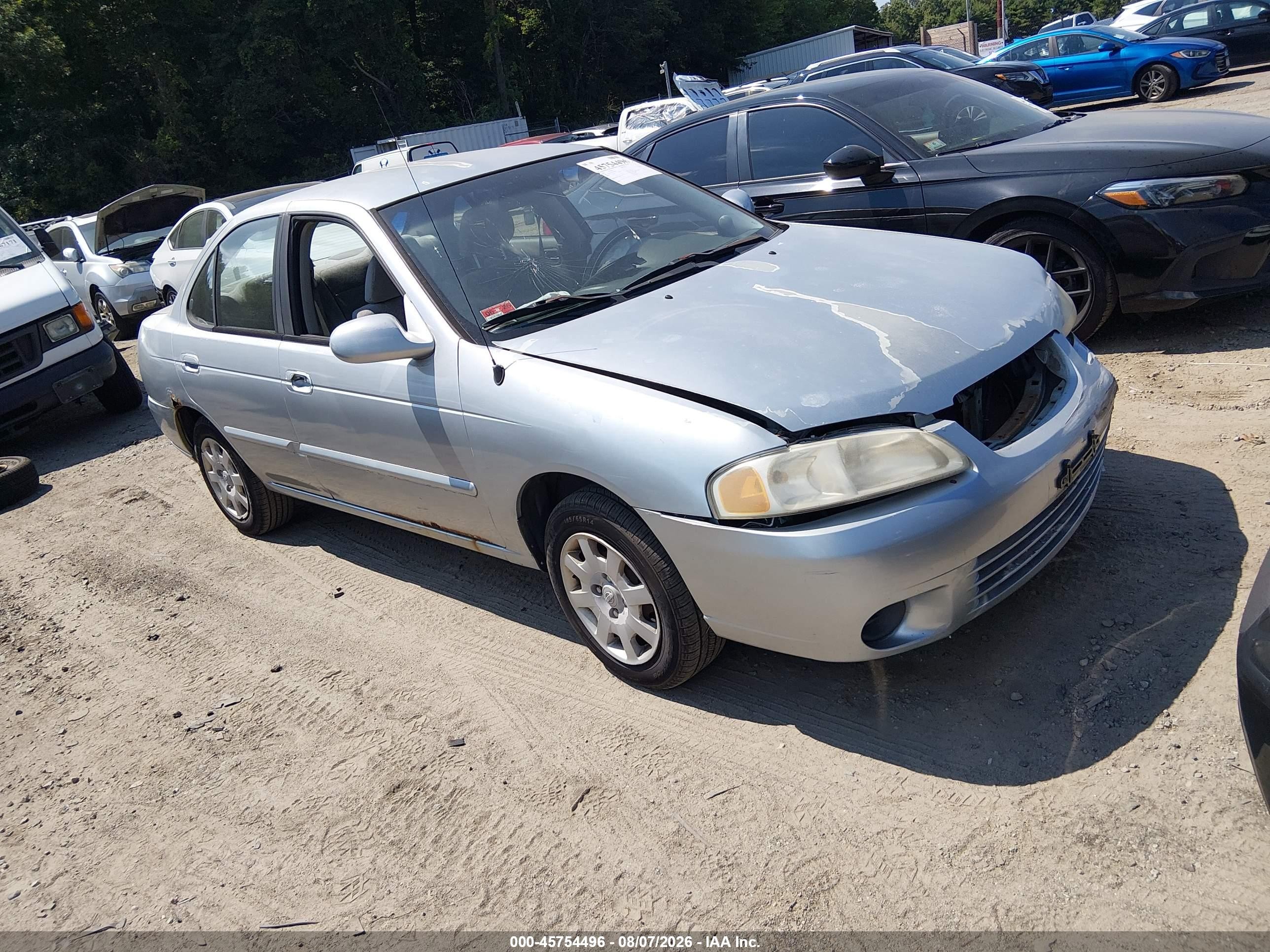 2002 Nissan Sentra GXE, VIN 3N1CB51D72L591040 — Front end