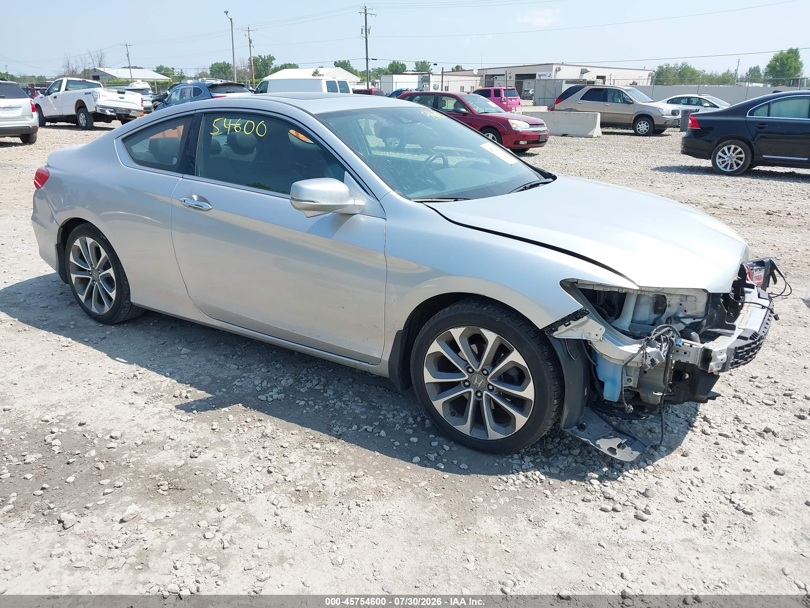 2014 Honda Accord EX-L, VIN 1HGCT2B83EA008938 — Front end