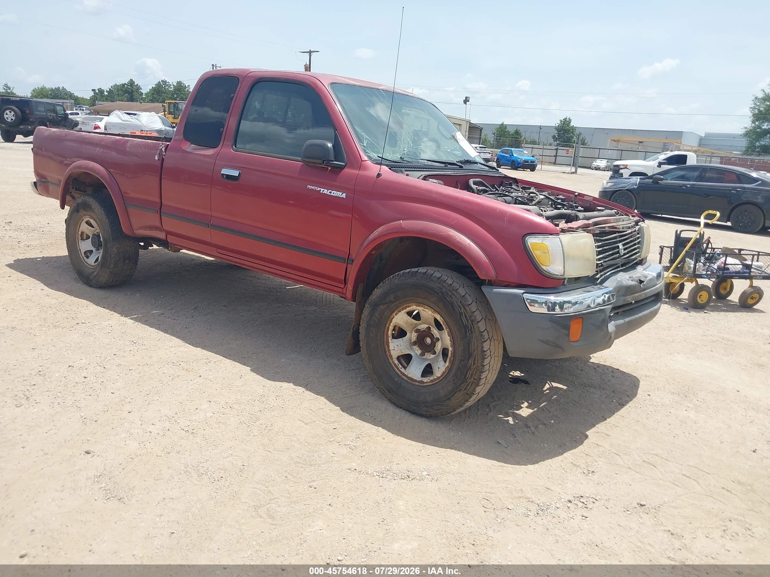 1999 Toyota Tacoma PreRunner, VIN 4TASM92N7XZ420818 — Обычный износ