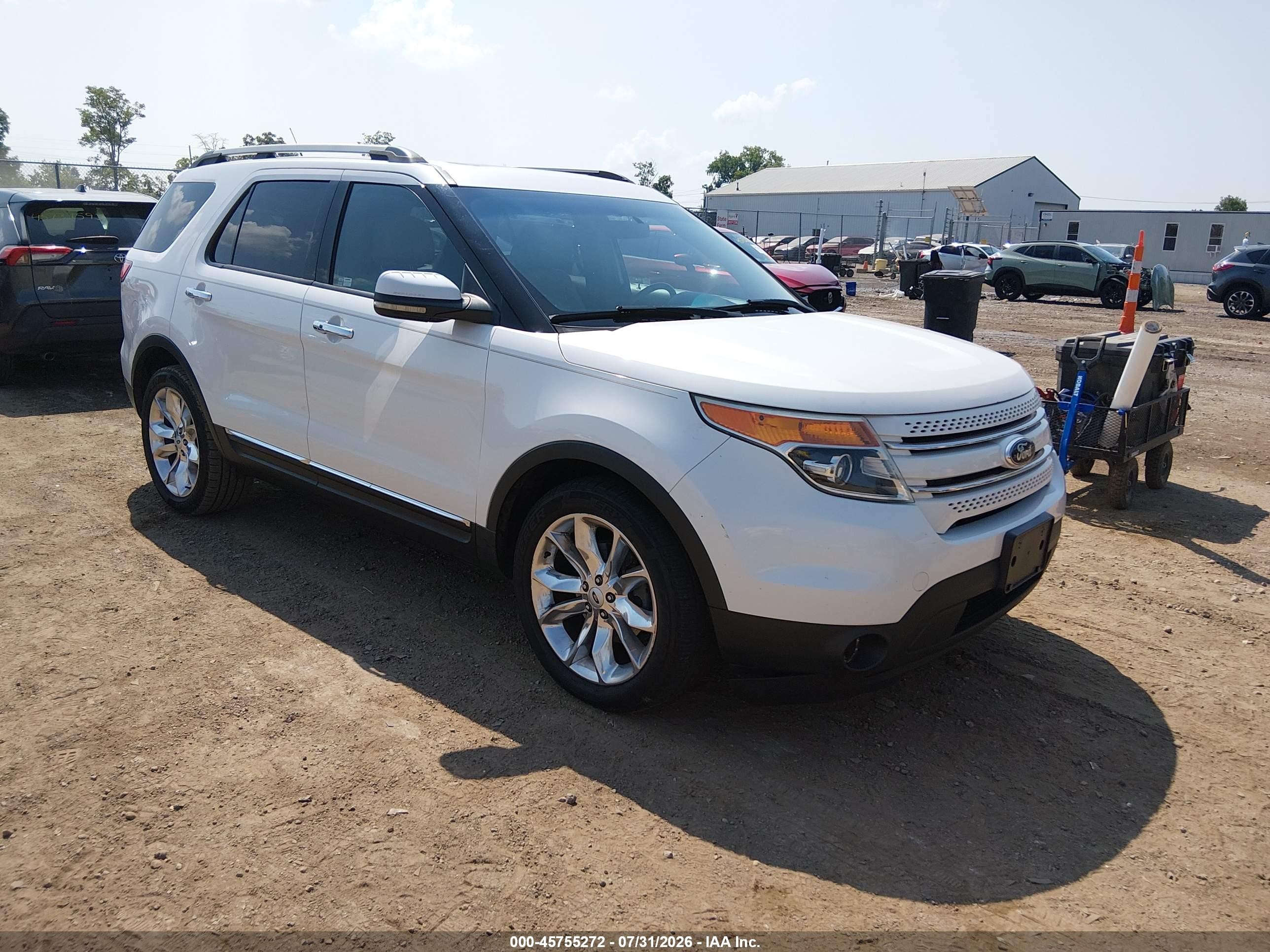 2013 Ford Explorer Limited, VIN 1FM5K7F86DGA11695 — Fresh water flood
