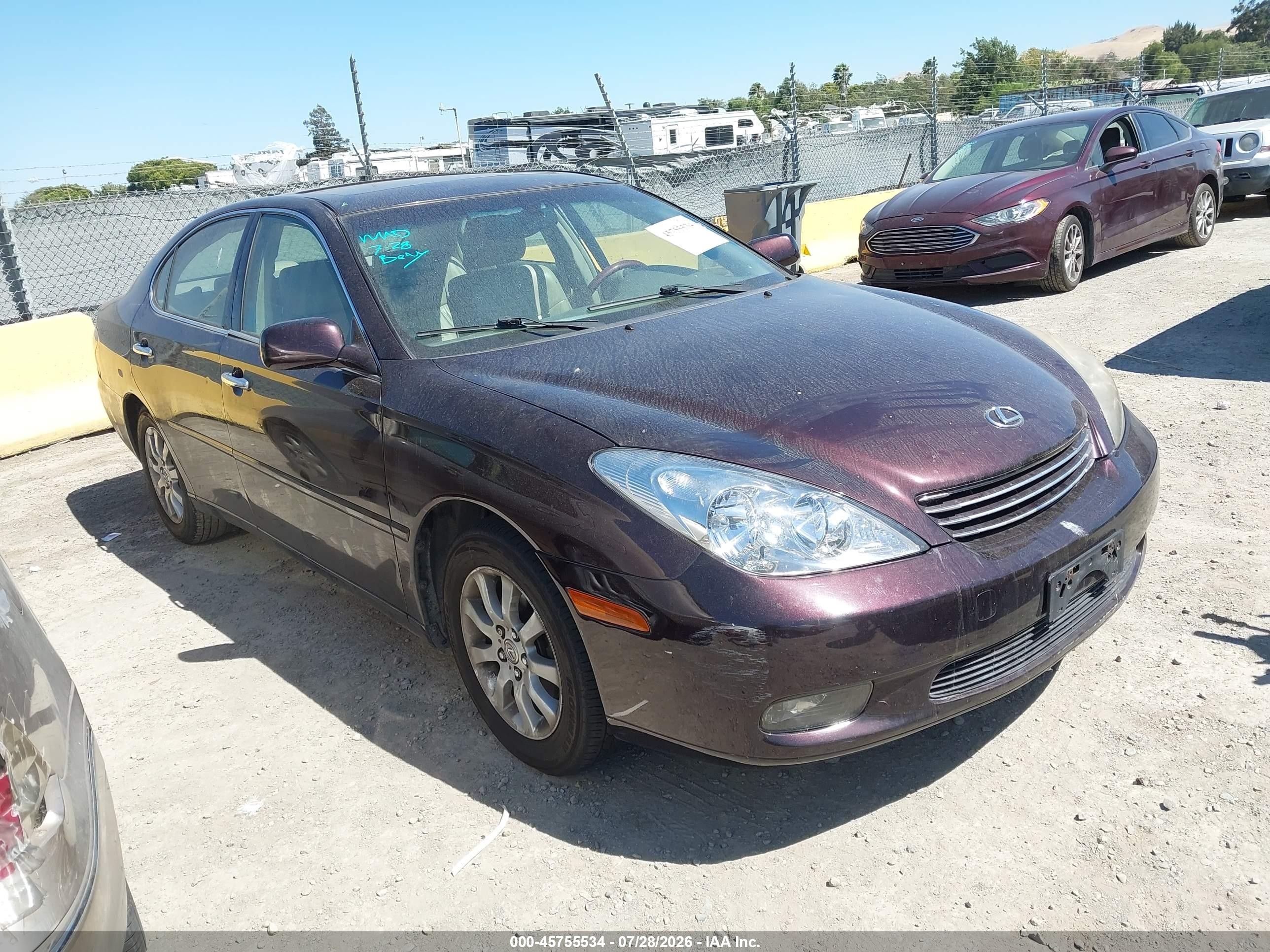 2003 Lexus ES 300, VIN JTHBF30G630100421 — Normal wear