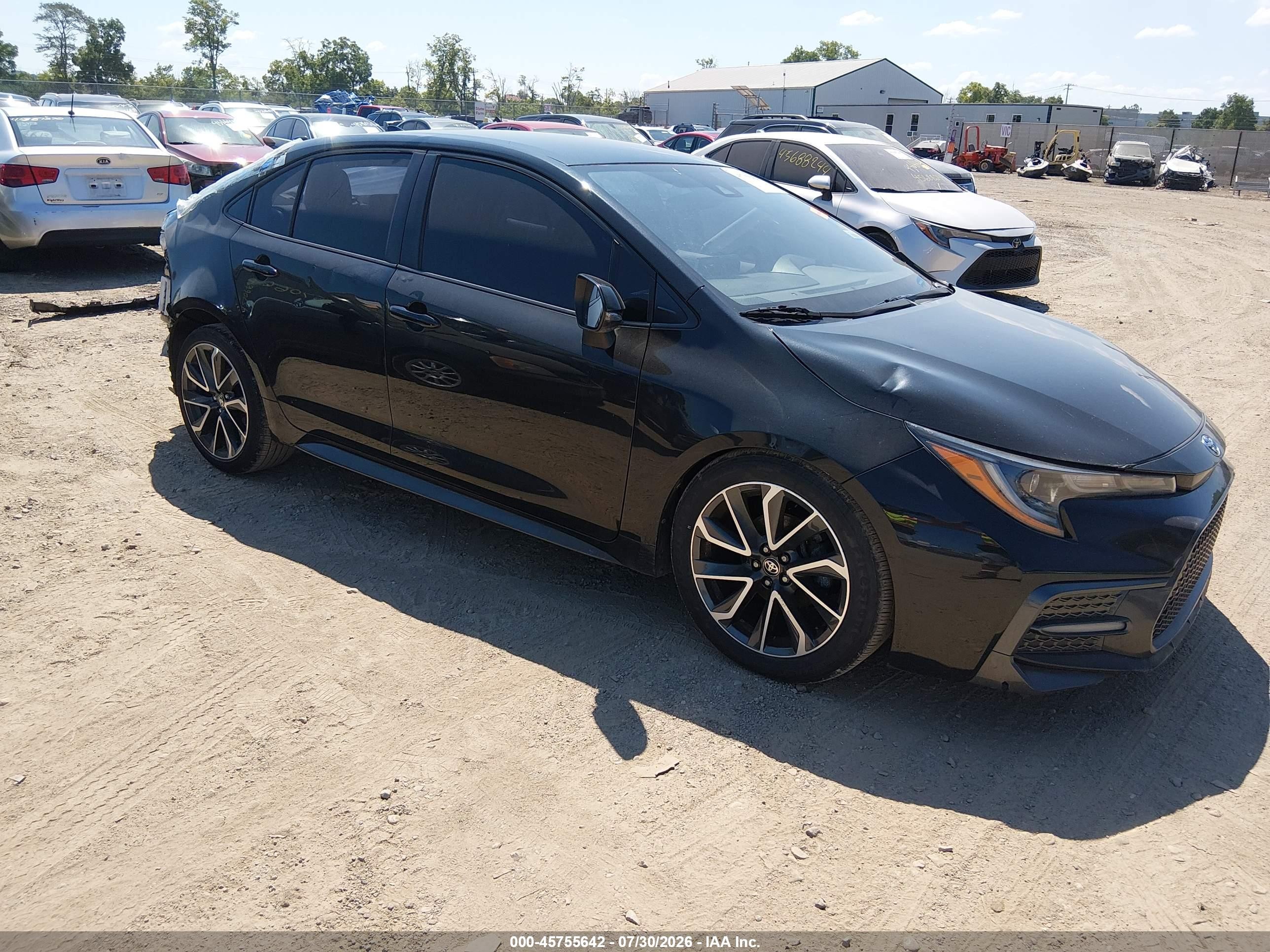 2020 Toyota Corolla SE, VIN JTDS4RCE5LJ006514 — Бок