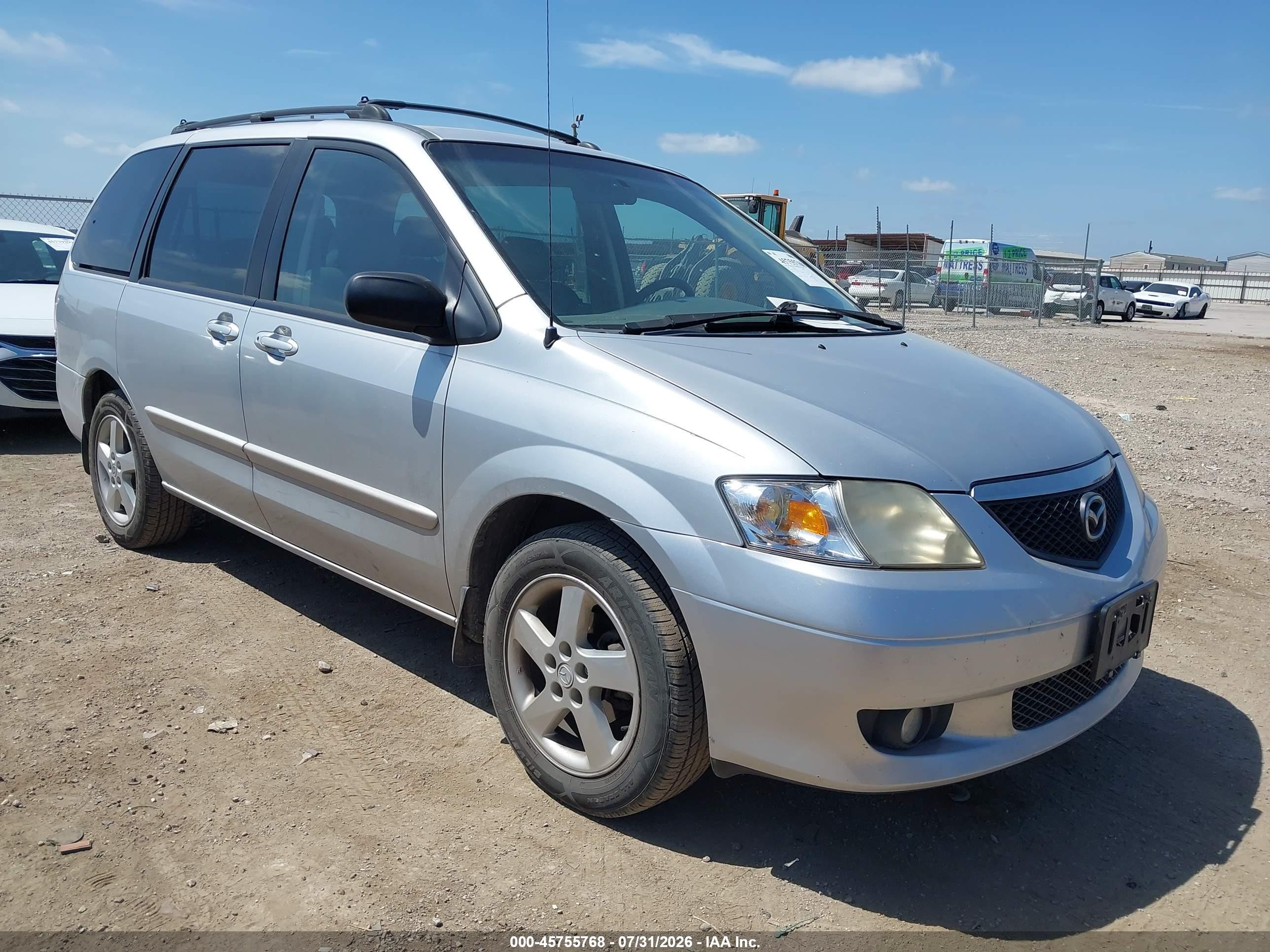 2002 Mazda MPV LX, VIN JM3LW28J820311108 — Normal wear