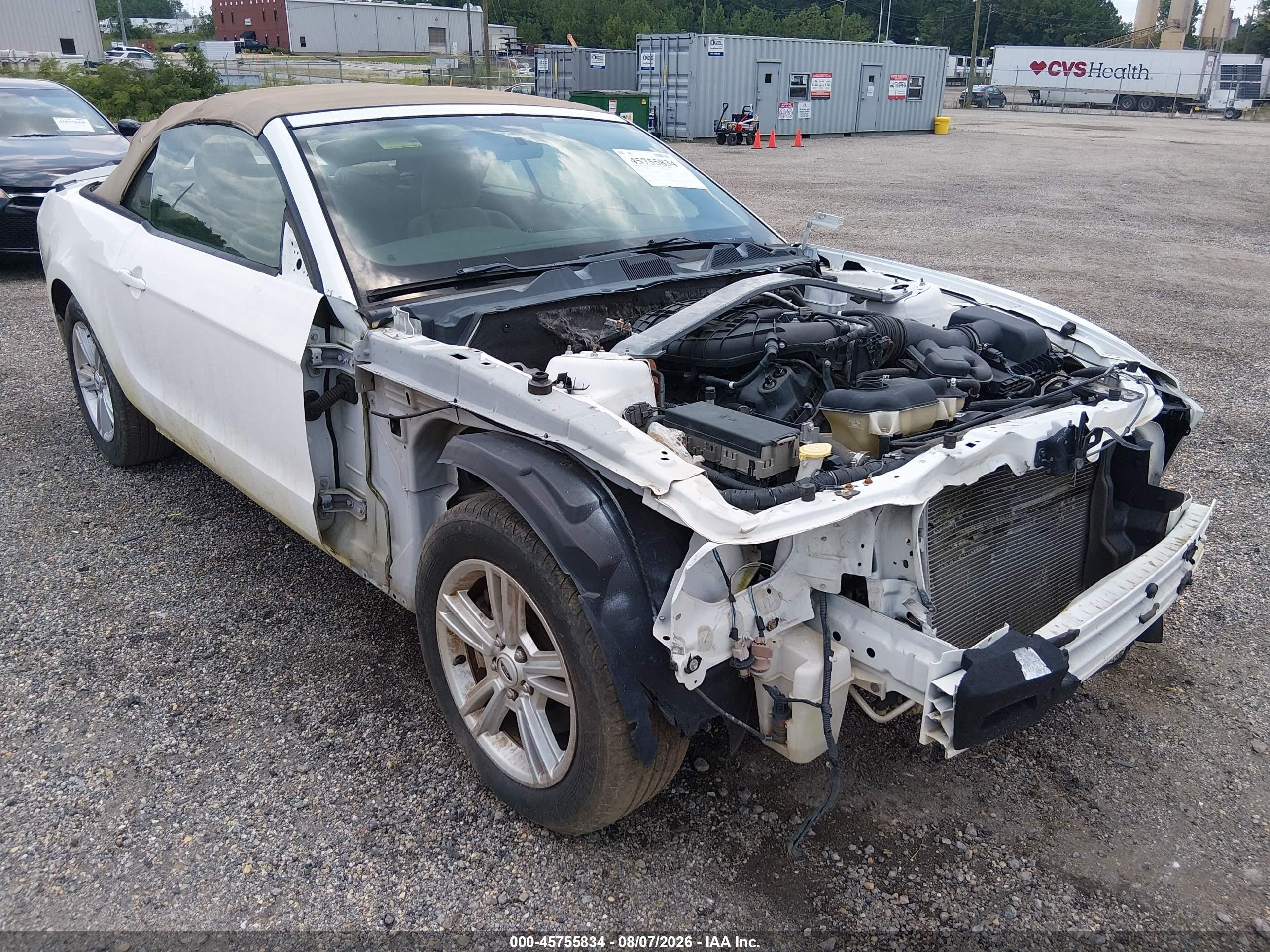 2012 Ford Mustang Premium, VIN 1ZVBP8EM7C5212607 — Обычный износ