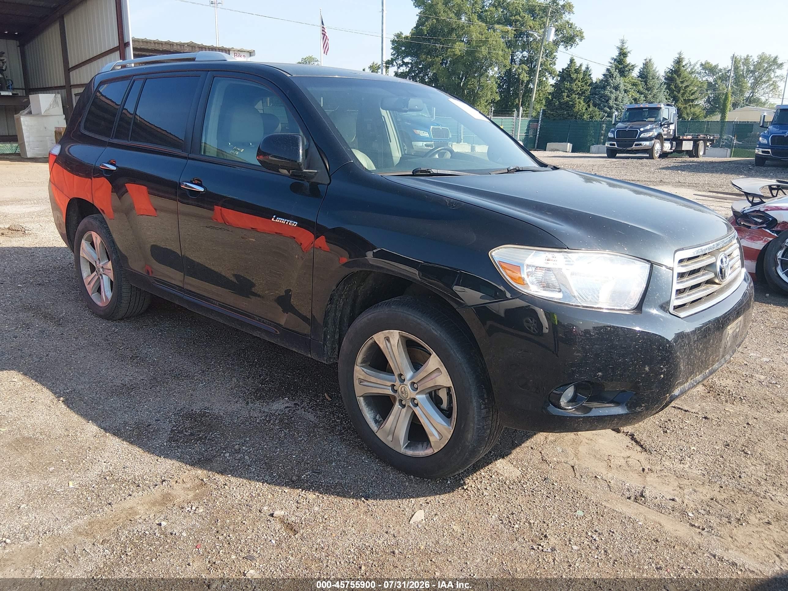 2008 Toyota Highlander Limited, VIN JTEES42A982072632 — Normal wear