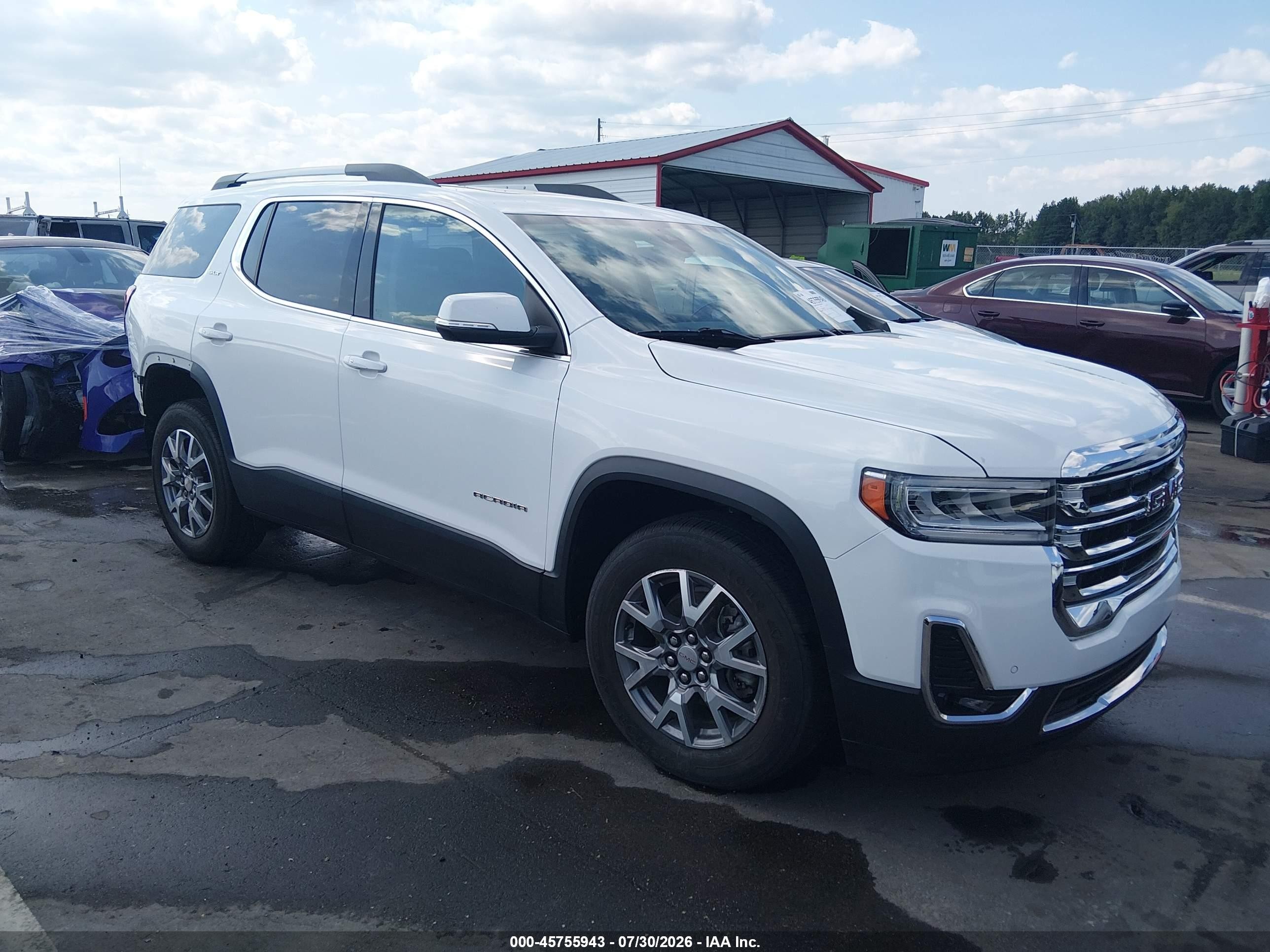 2021 GMC Acadia SLT, VIN 1GKKNULS3MZ160703 — Зад
