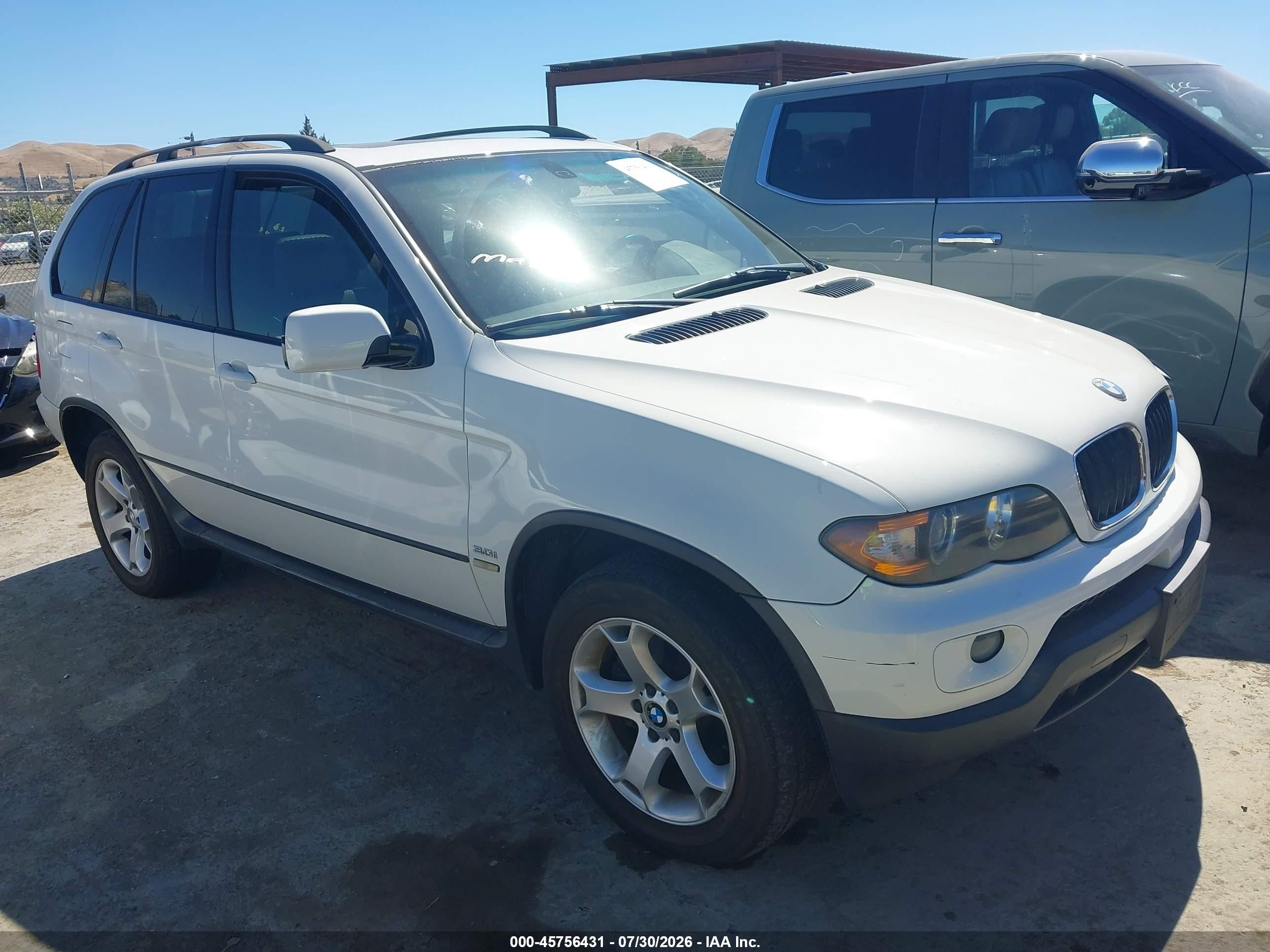 2005 BMW X5 3.0i, VIN 5UXFA13515LY19785 — Обычный износ