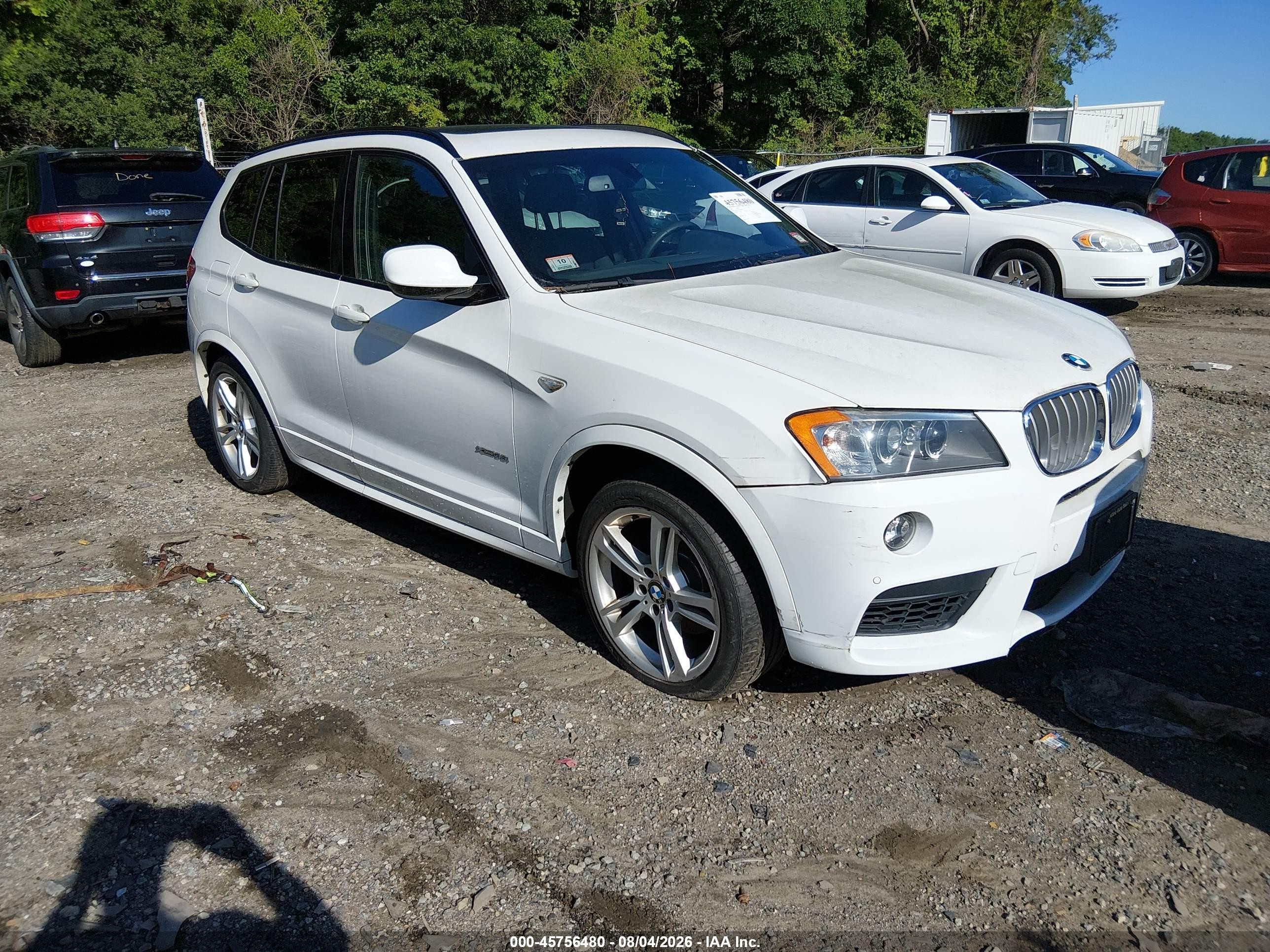 2013 BMW X3 xDrive35i, VIN 5UXWX7C57DL978715 — Normal wear