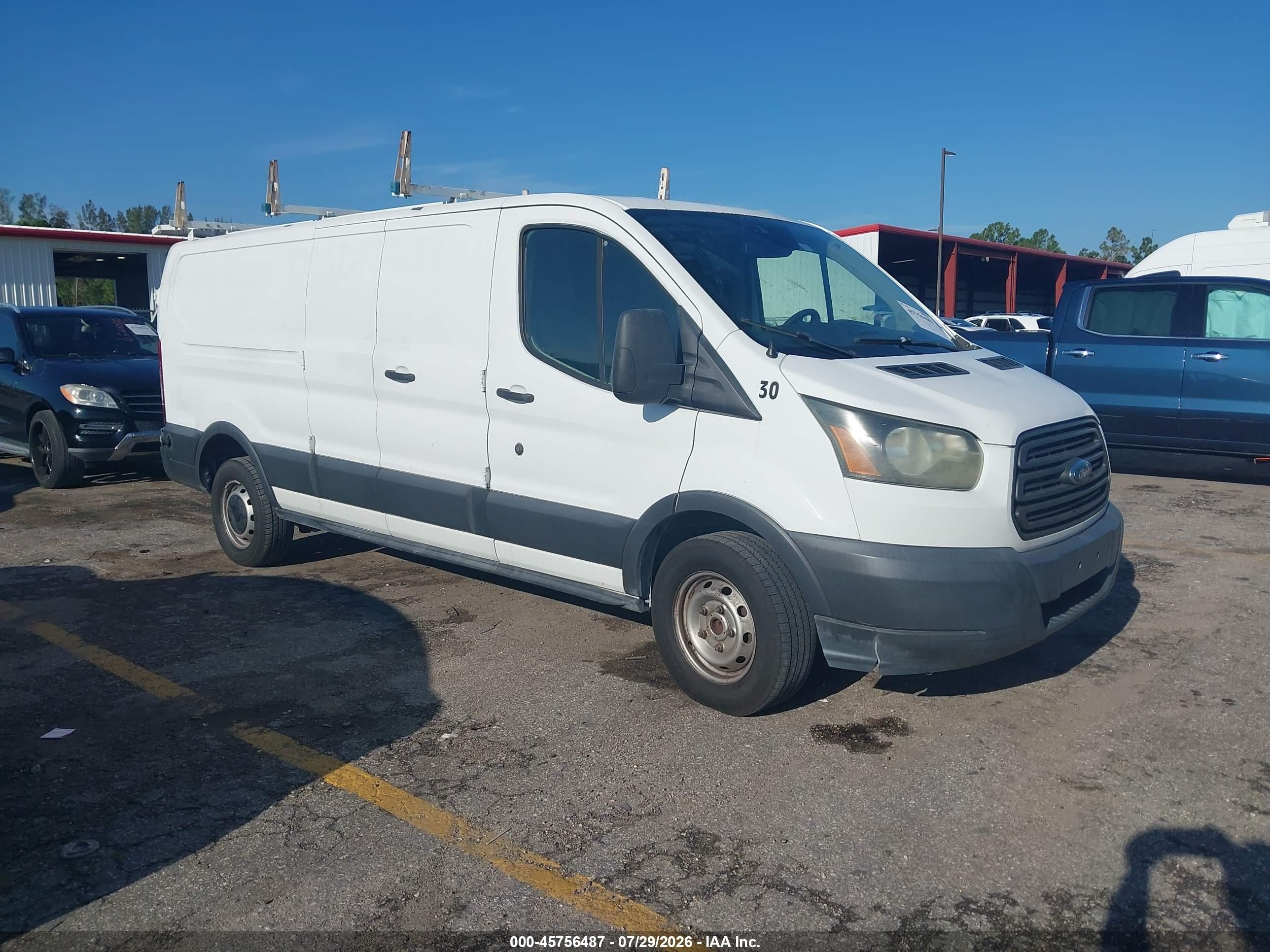 2016 Ford Transit Cargo, VIN 1FTYR2ZM3GKA14564 — Rear end