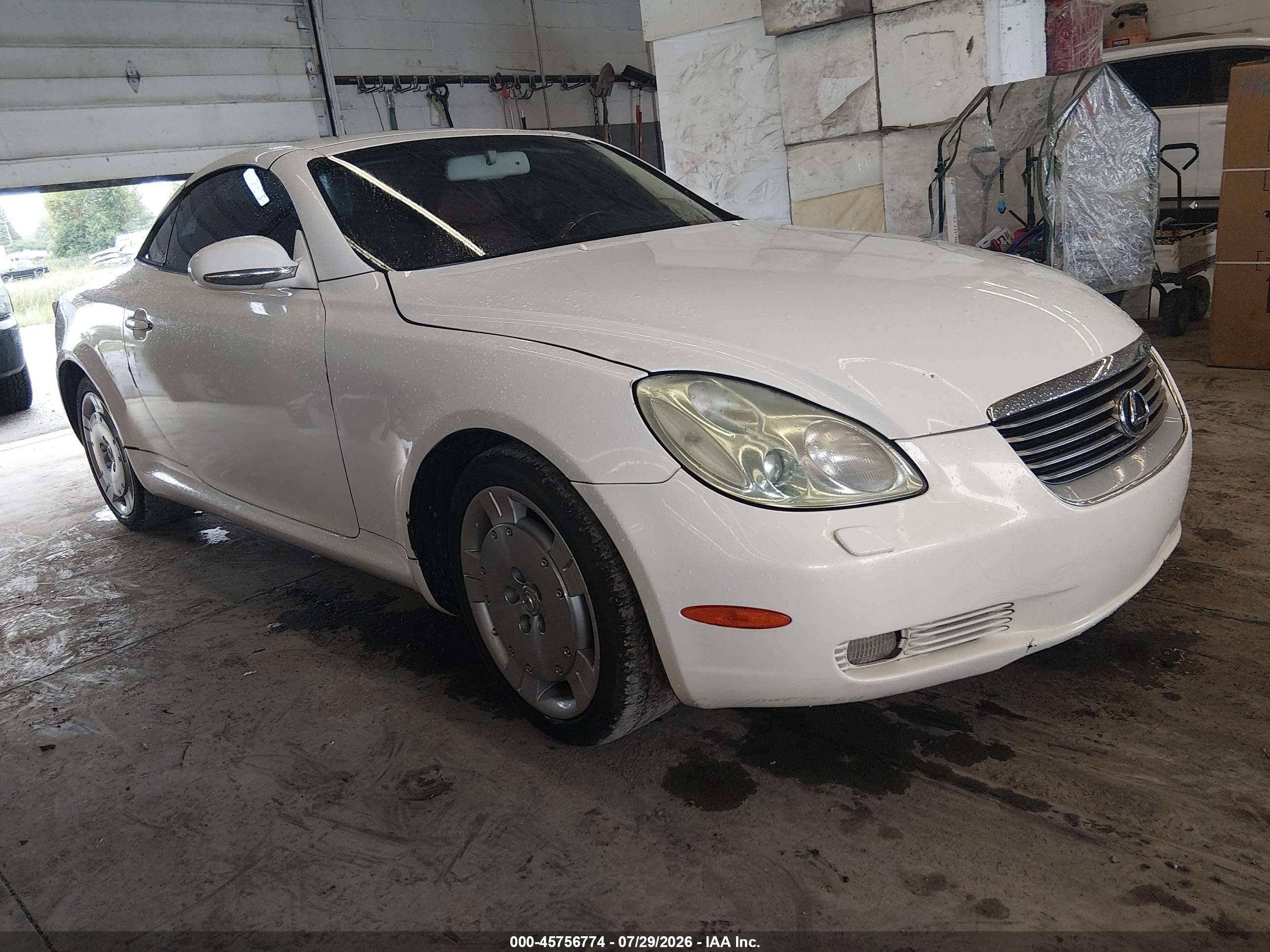 2003 Lexus SC 430, VIN JTHFN48Y630046934 — Front end