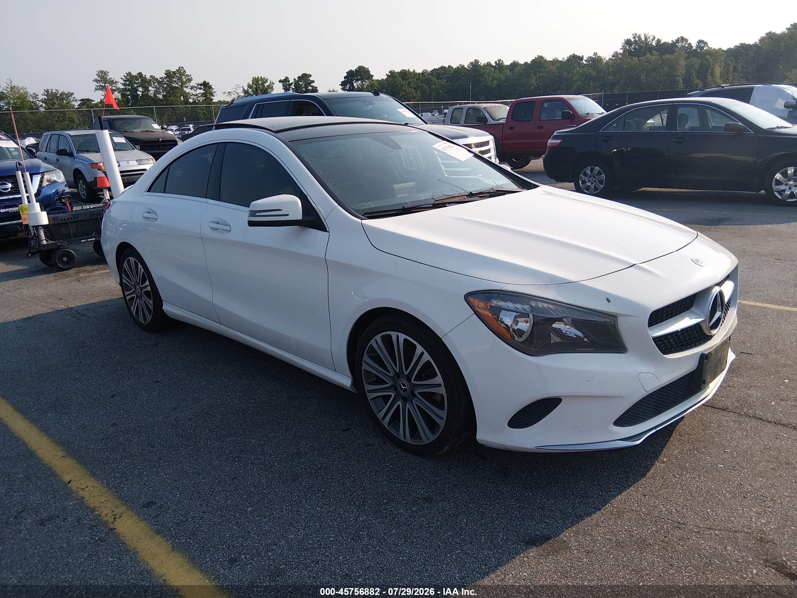 2018 Mercedes-Benz CLA 250, VIN WDDSJ4EB2JN627901 — Normal wear
