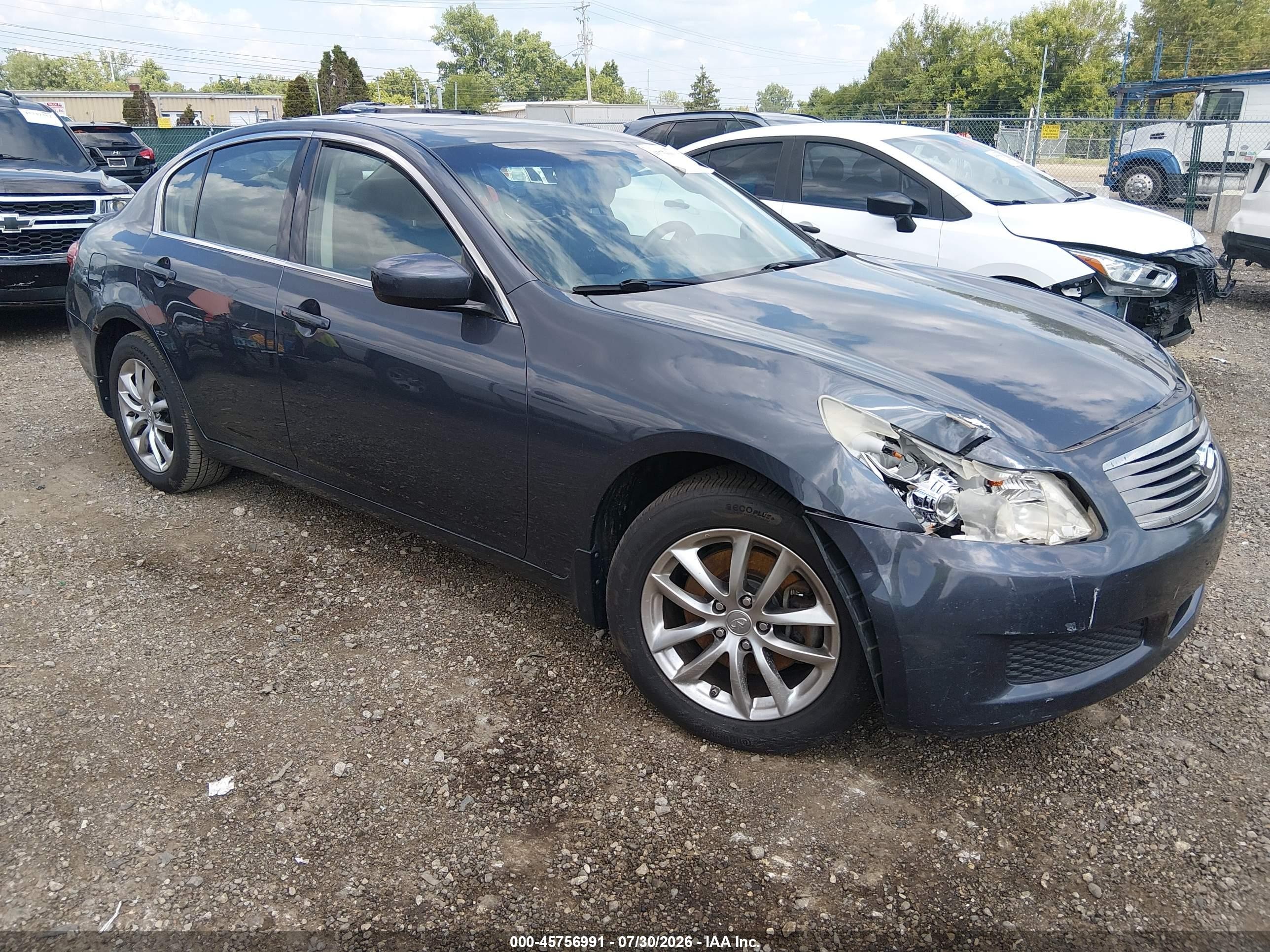 2009 Infiniti G37 x, VIN JNKCV61F49M353768 — Front end