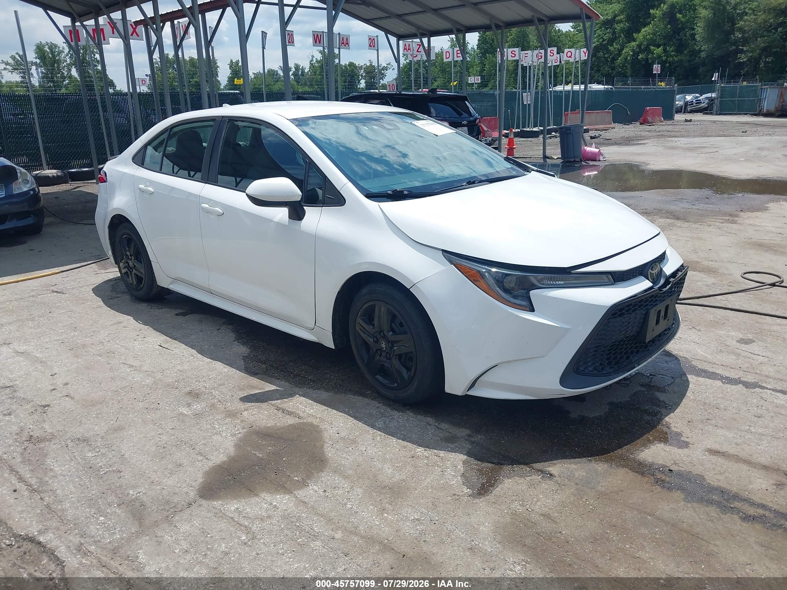 2021 Toyota Corolla LE, VIN 5YFEPMAE8MP247992 — All over