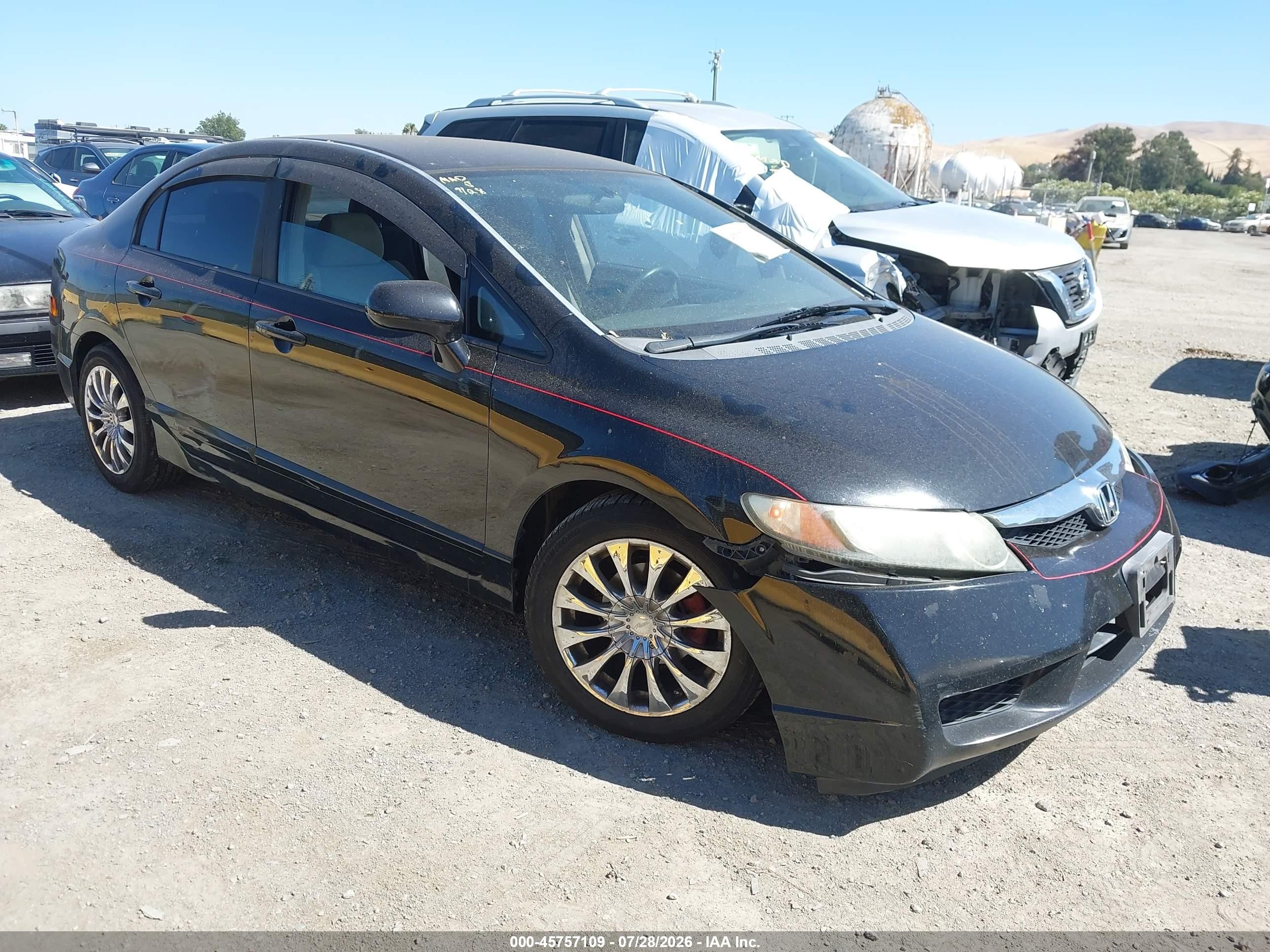 2010 Honda Civic LX, VIN 19XFA1F55AE046383 — Normal wear