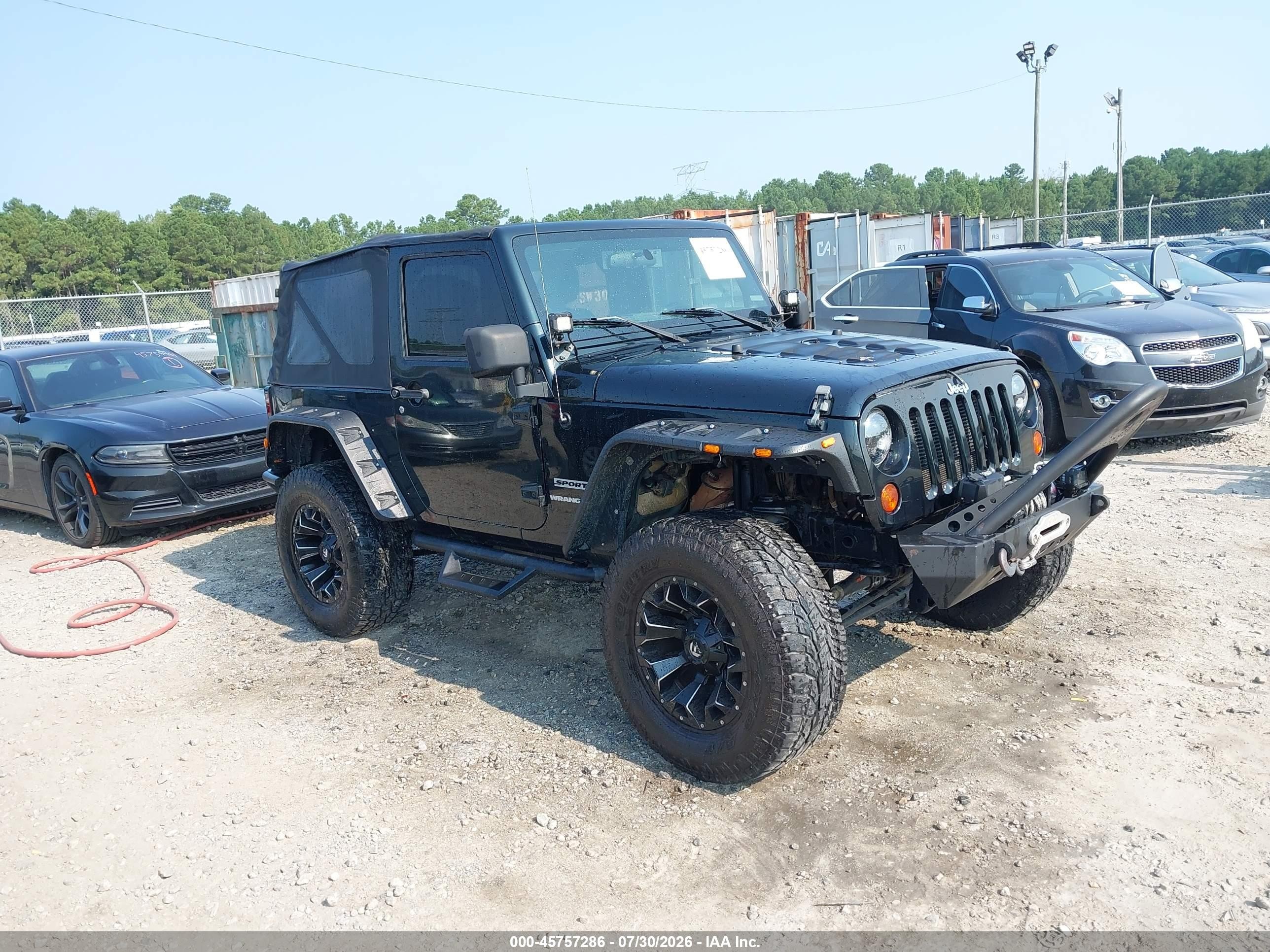 2012 Jeep Wrangler Sport, VIN 1C4AJWAG7CL193380 — Normal wear