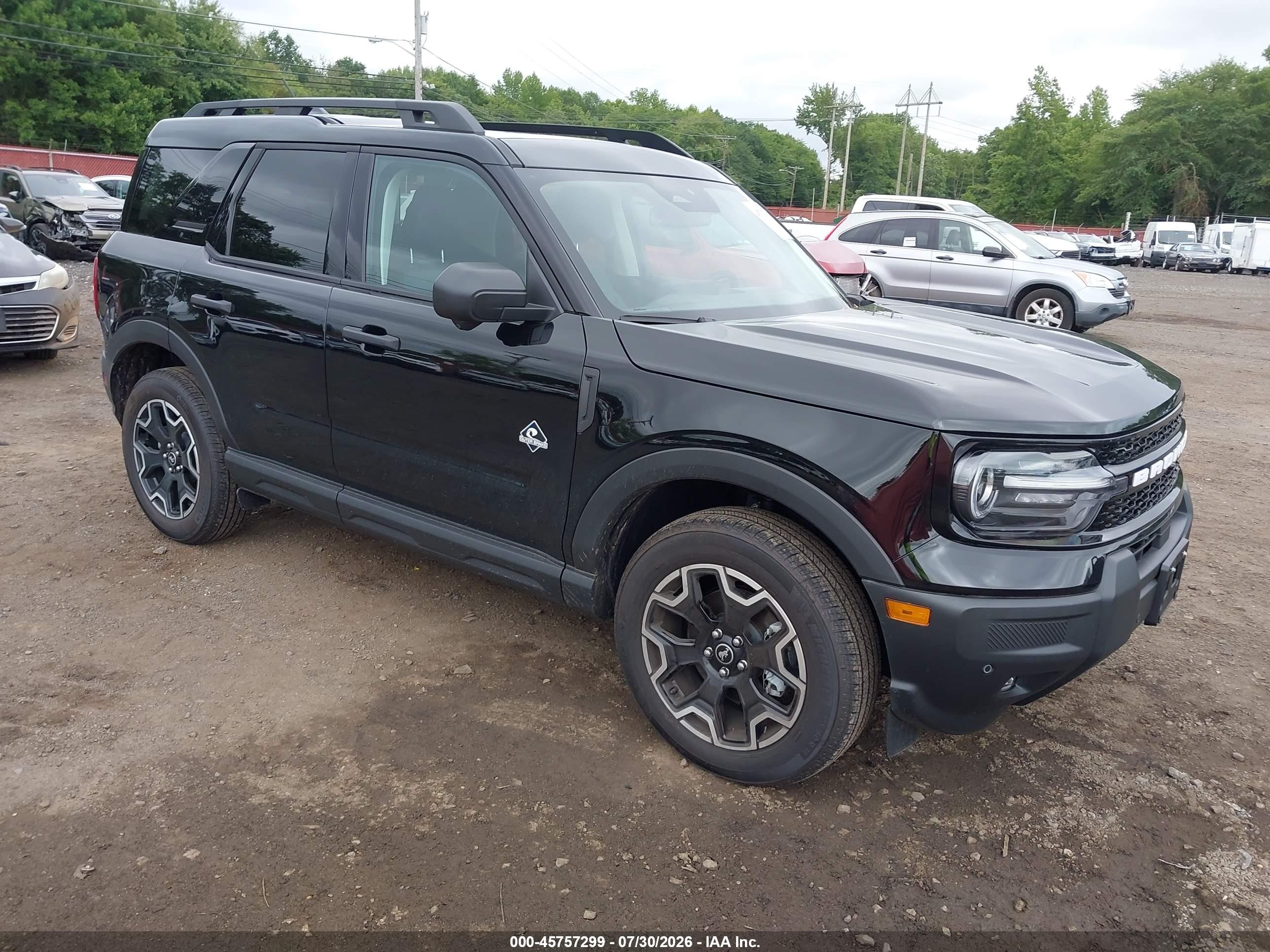 2026 Ford Bronco Sport Outer Banks, VIN 3FMCR9CN6TRE05830 — Rear end