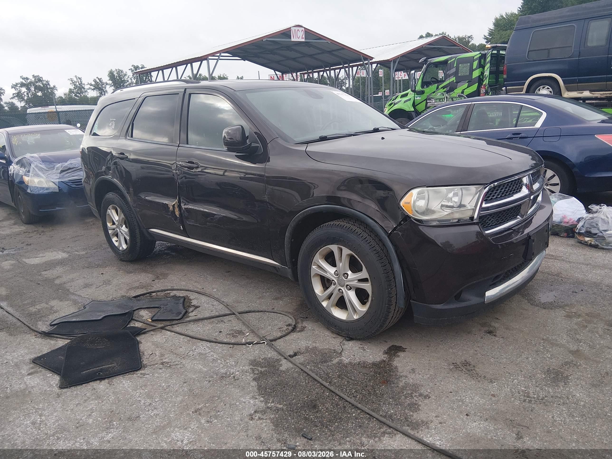 2012 Dodge Durango Crew, VIN 1C4RDJDG5CC197923 — Бок
