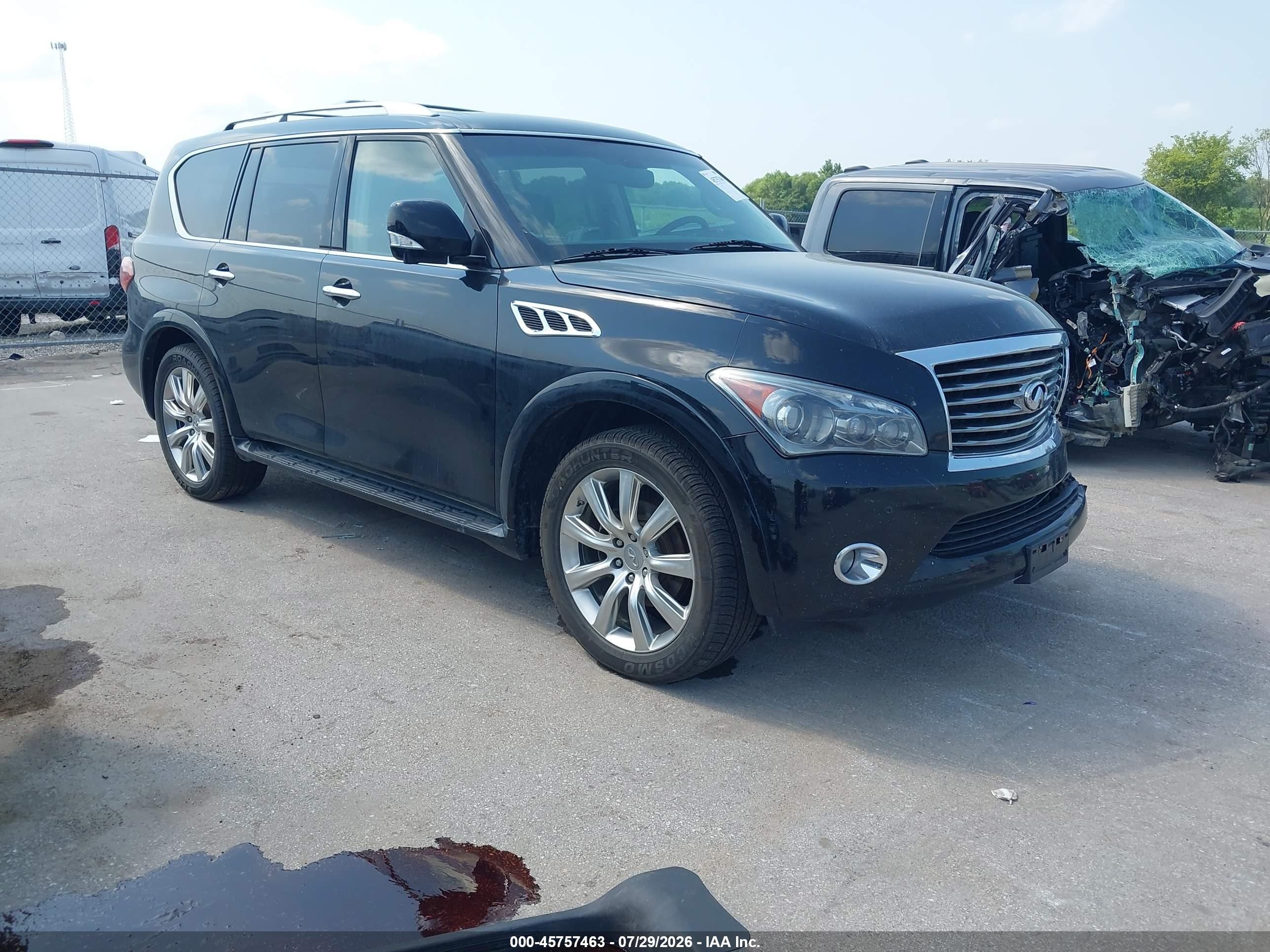 2011 Infiniti QX56 7-passenger, VIN JN8AZ2NE4B9006641 — Перед