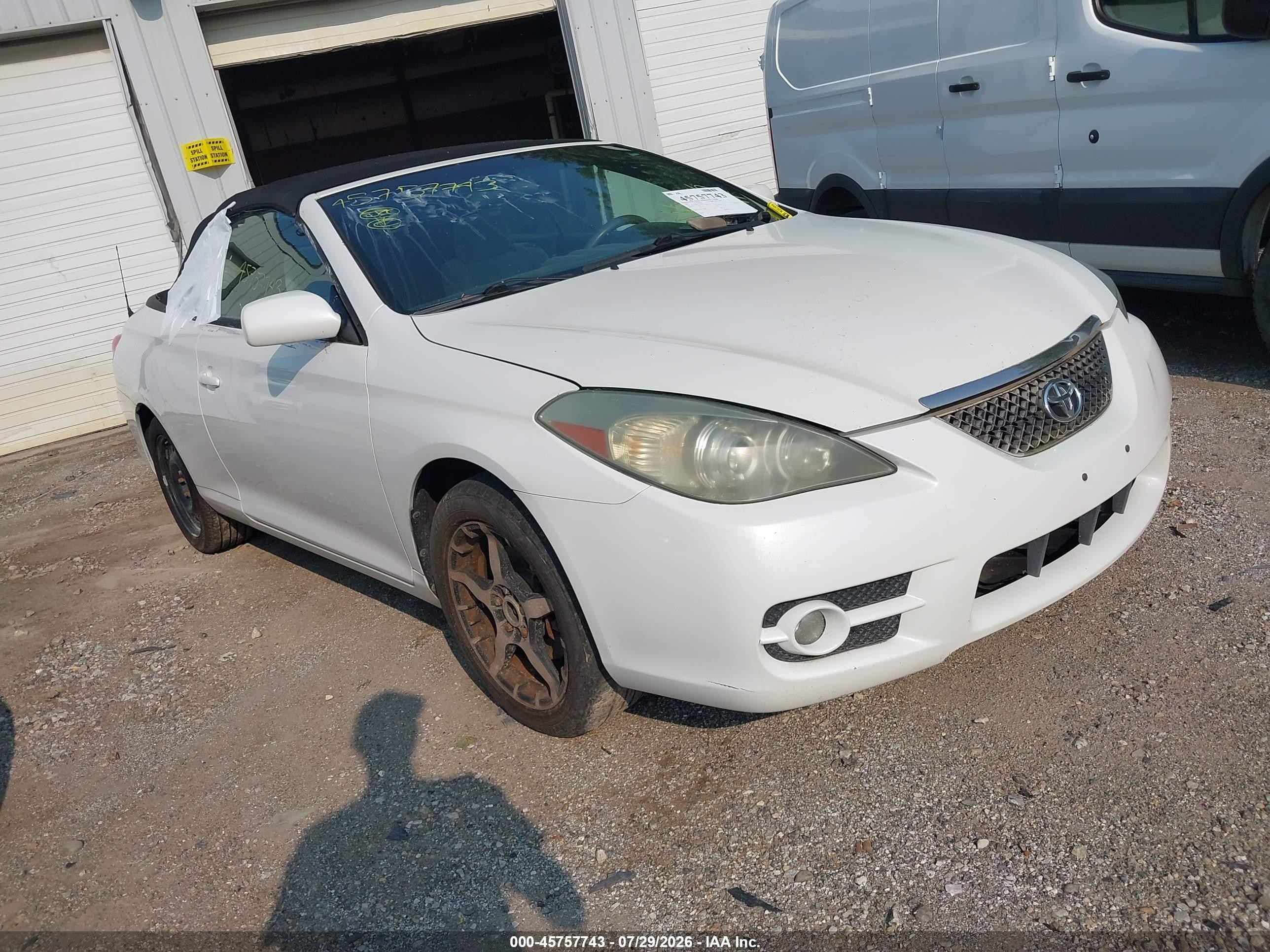 2007 Toyota Solara SLE, VIN 4T1FA38P77U124694 — Зад