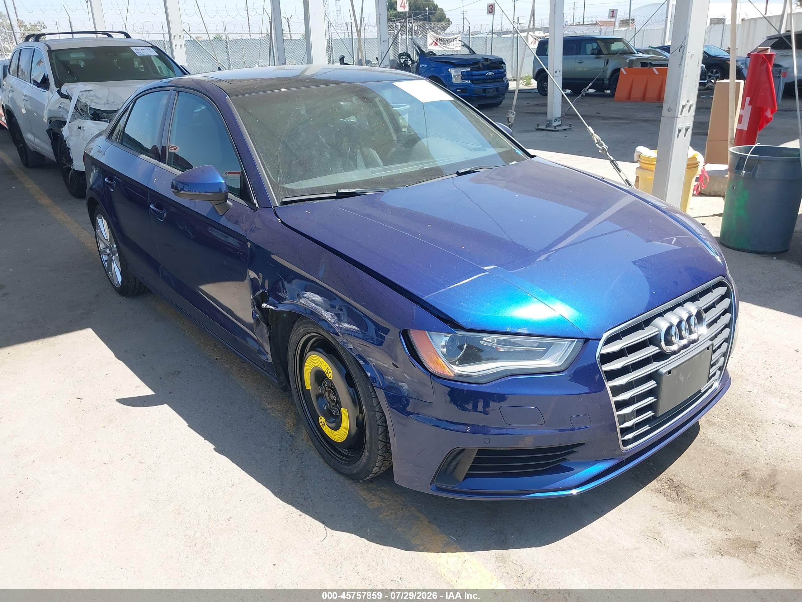 2016 Audi A3 Premium, VIN WAUA7GFF9G1033309 — Front end