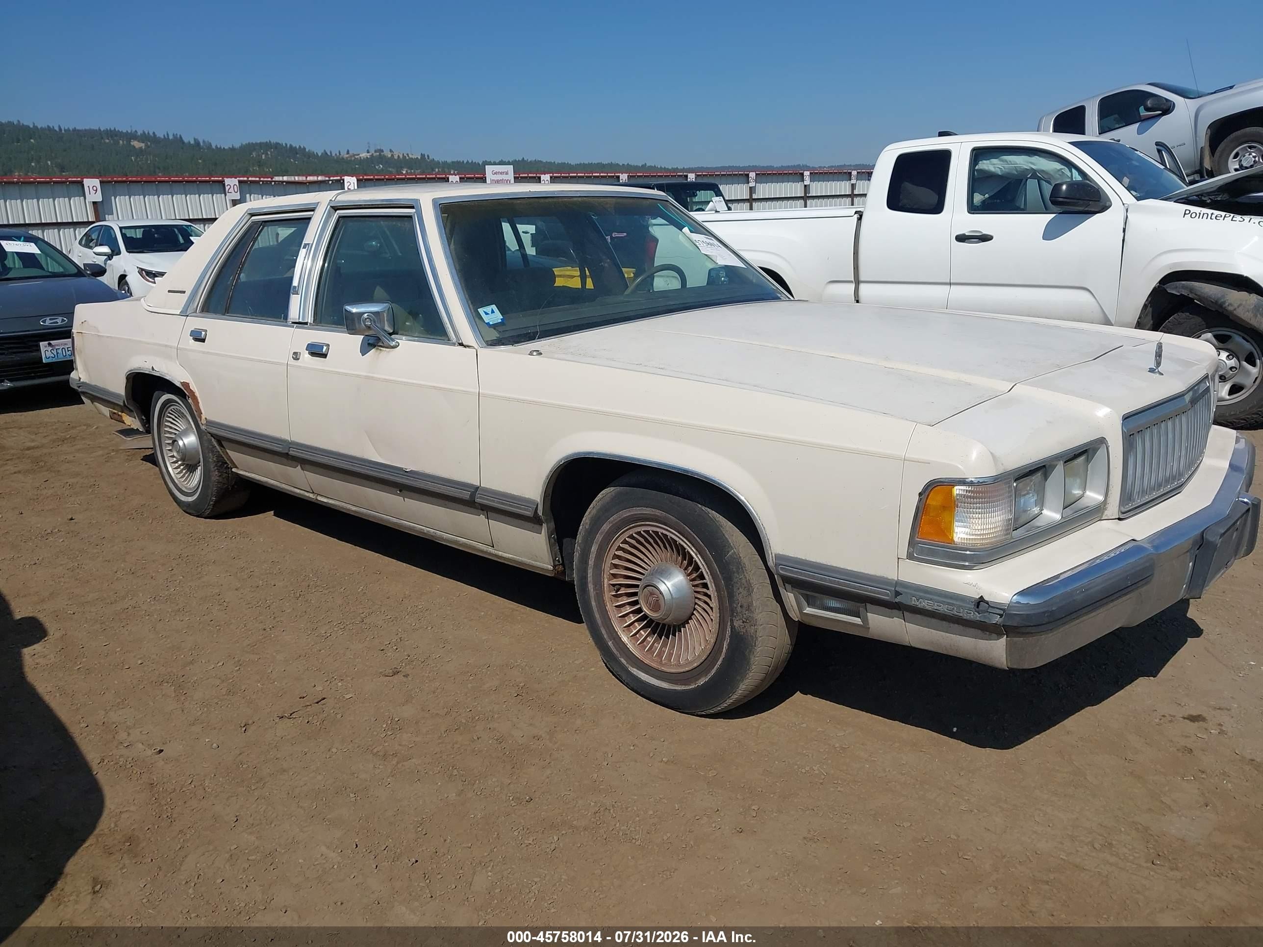 1991 Mercury Grand Marquis, VIN 2MECM75F1MX634320 — Normal wear
